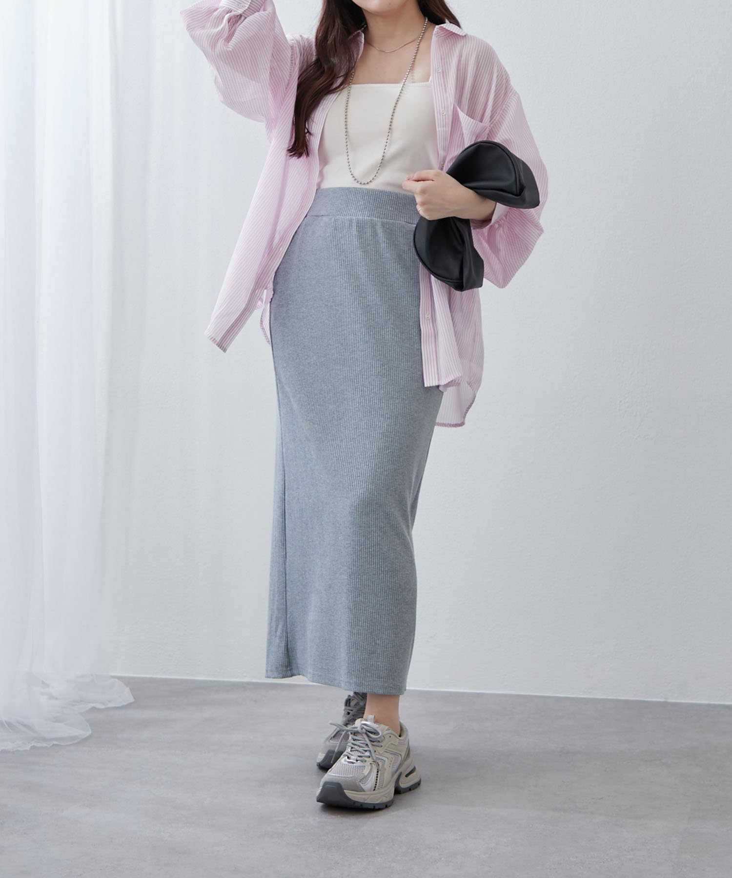 NICE CLAUP / OLIVE des OLIVE OUTLET(ナイスクラップ  / オリーブ デ オリーブ アウトレット) 【OUTLET限定】カップ付ベアキャミ