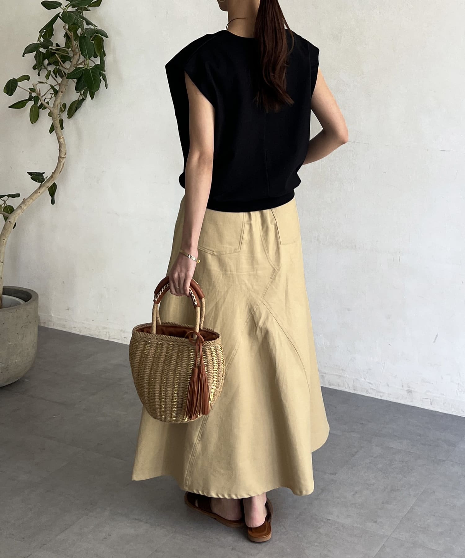 Chez toi(シェトワ) スキッパーカットソー