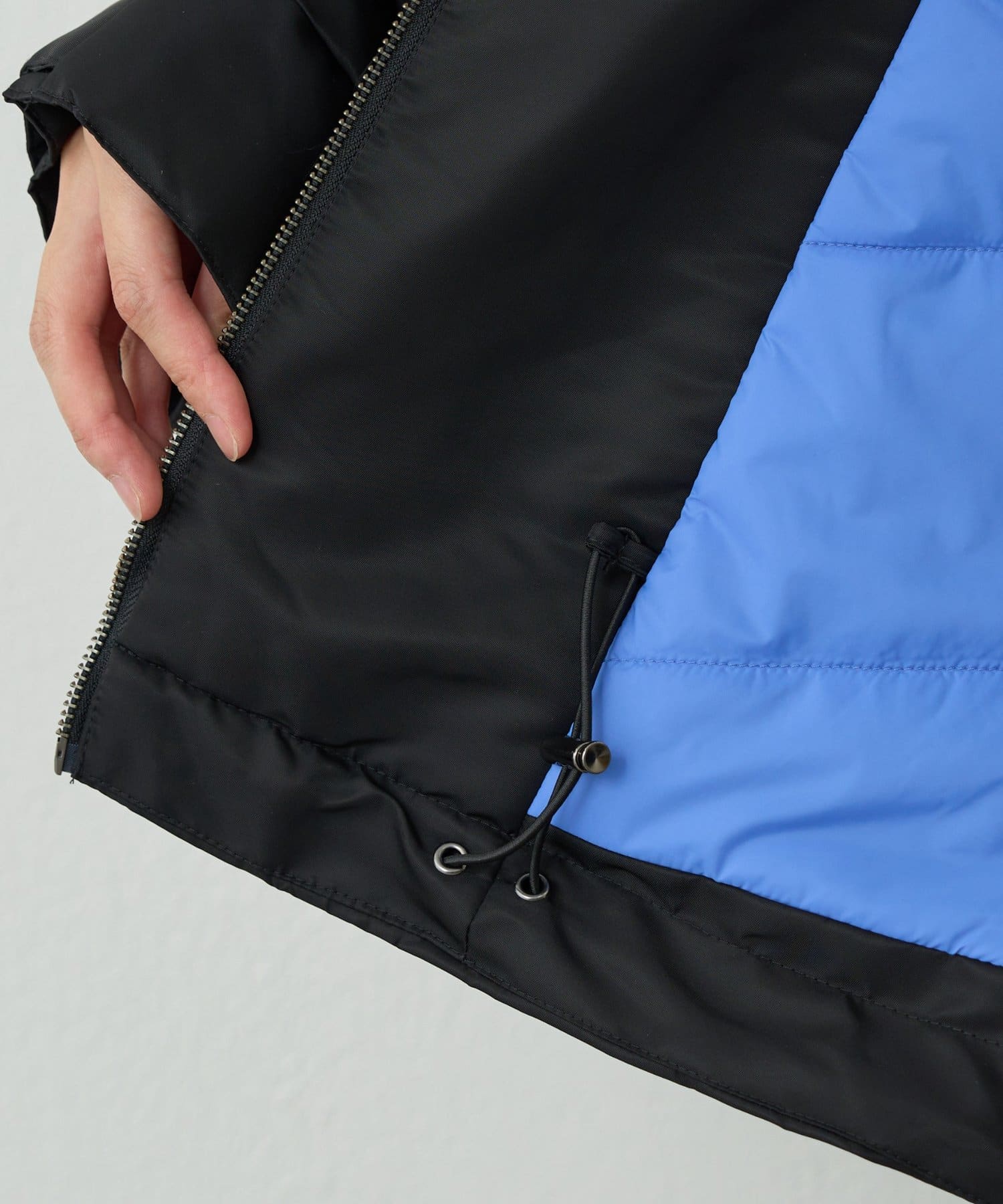 un dix cors(アンディコール) 《大人カジュアルに》ナイロン中綿フードMA-1ジャケット