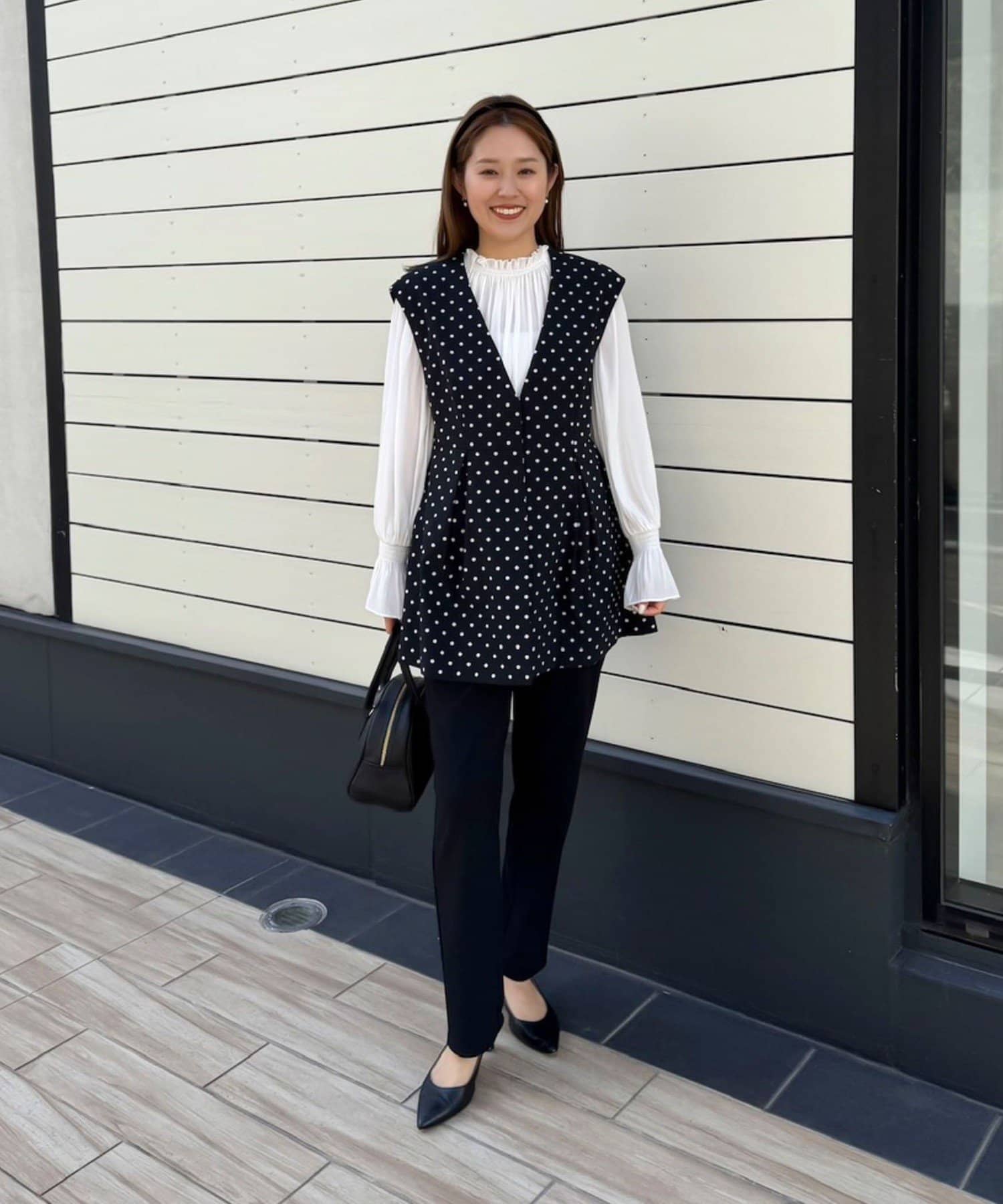 NOLLEY'S(ノーリーズ) ラウンドボストンバッグ