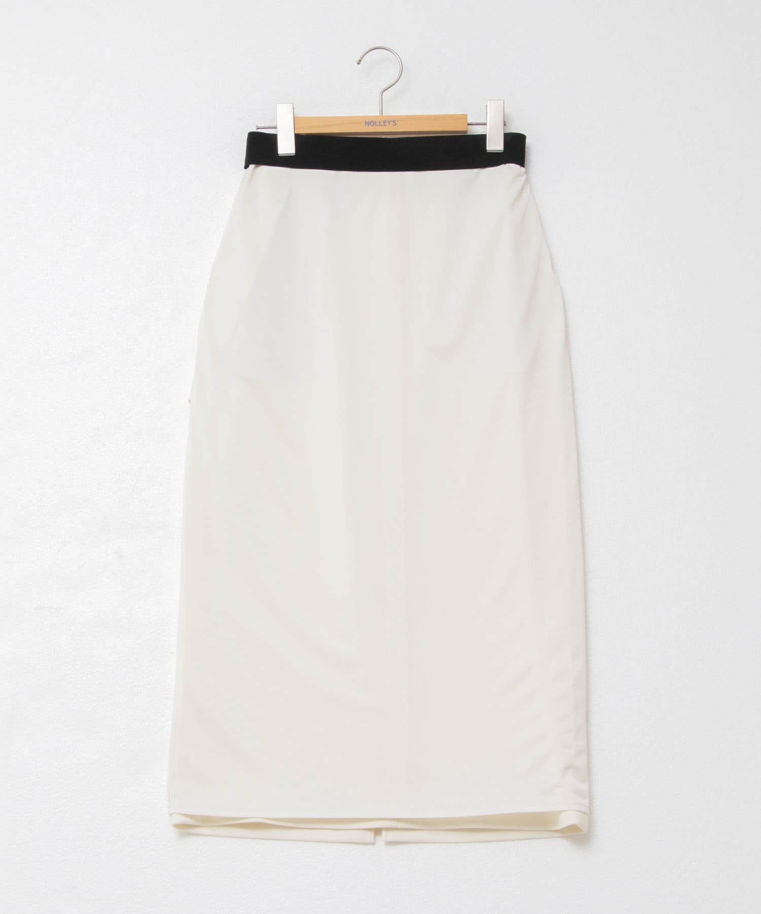 NOLLEY'S(ノーリーズ) 《セットアップ対応》ウォッシャブルニットジョーゼットタイトミディスカート