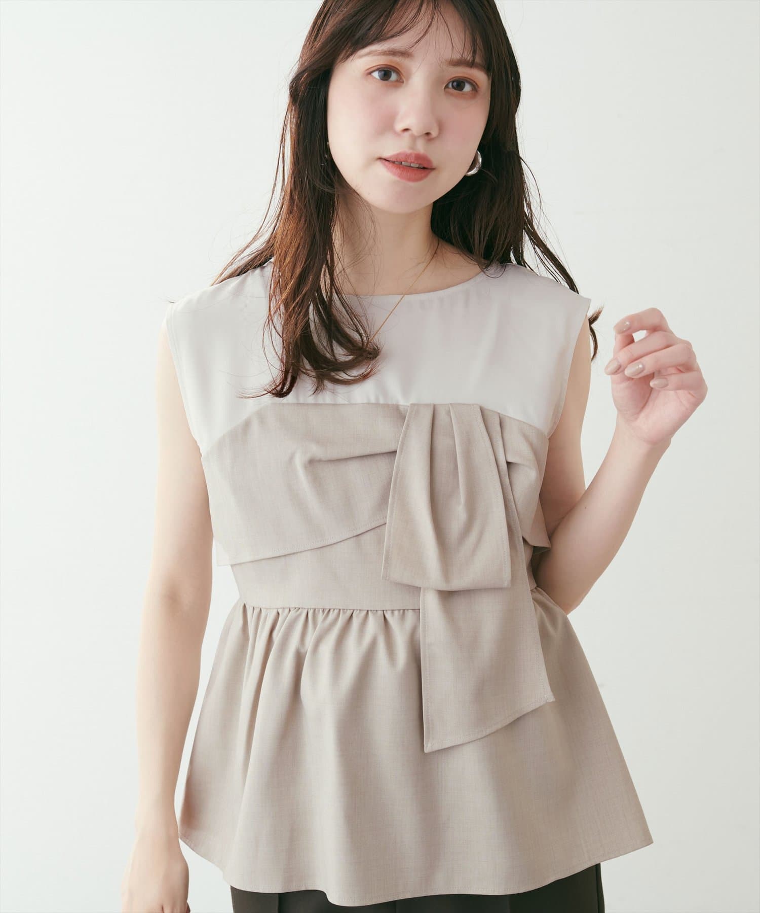 natural couture(ナチュラルクチュール) ビスチェドッキングトップス