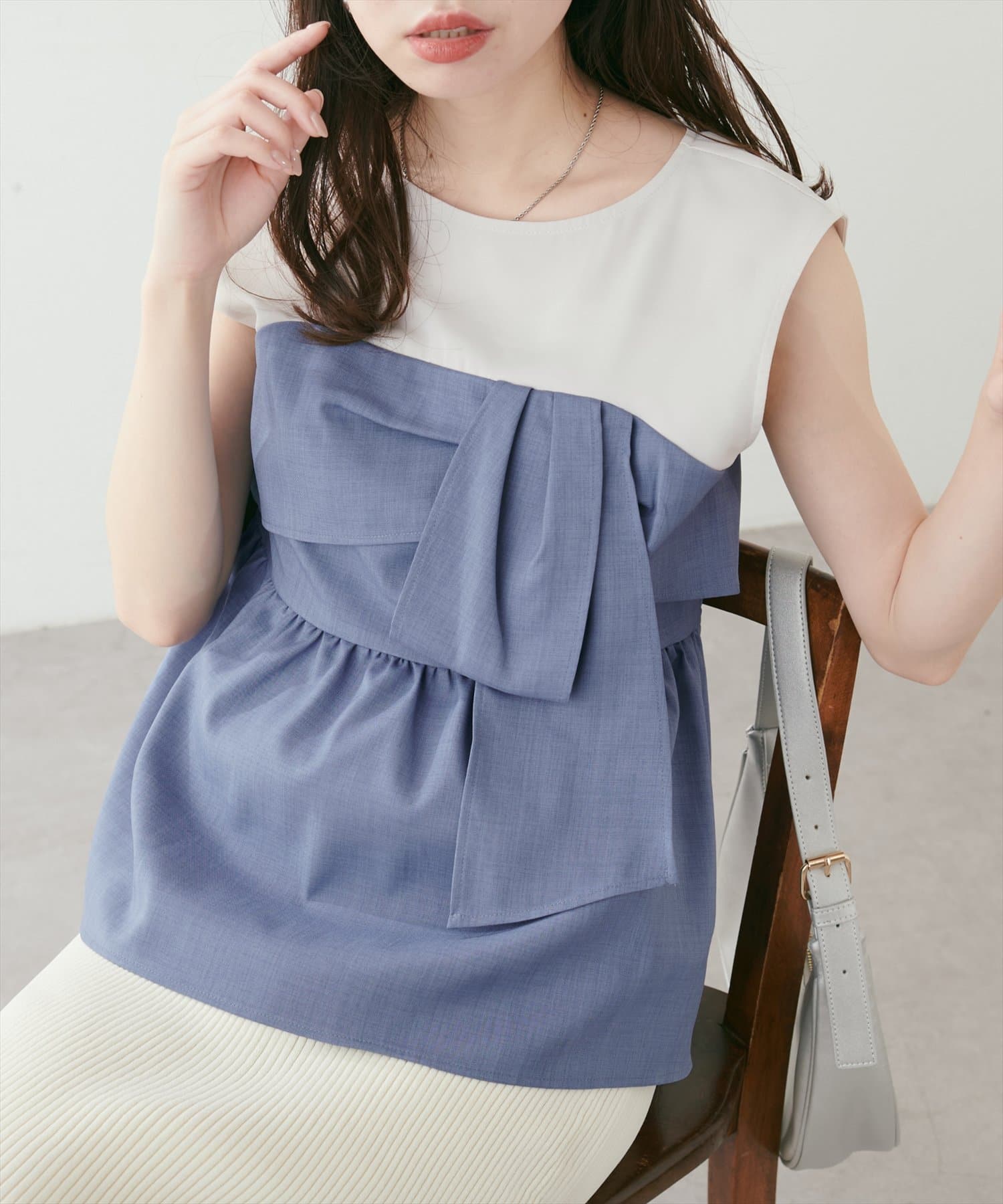 natural couture(ナチュラルクチュール) ビスチェドッキングトップス
