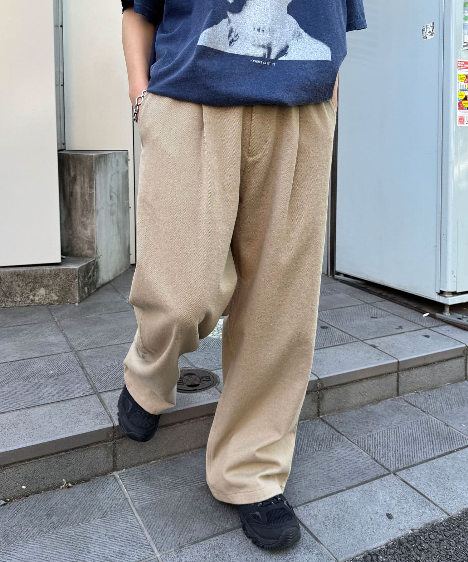 ワンタックワイドチノパンツ | CIAOPANIC(チャオパニック)メンズ