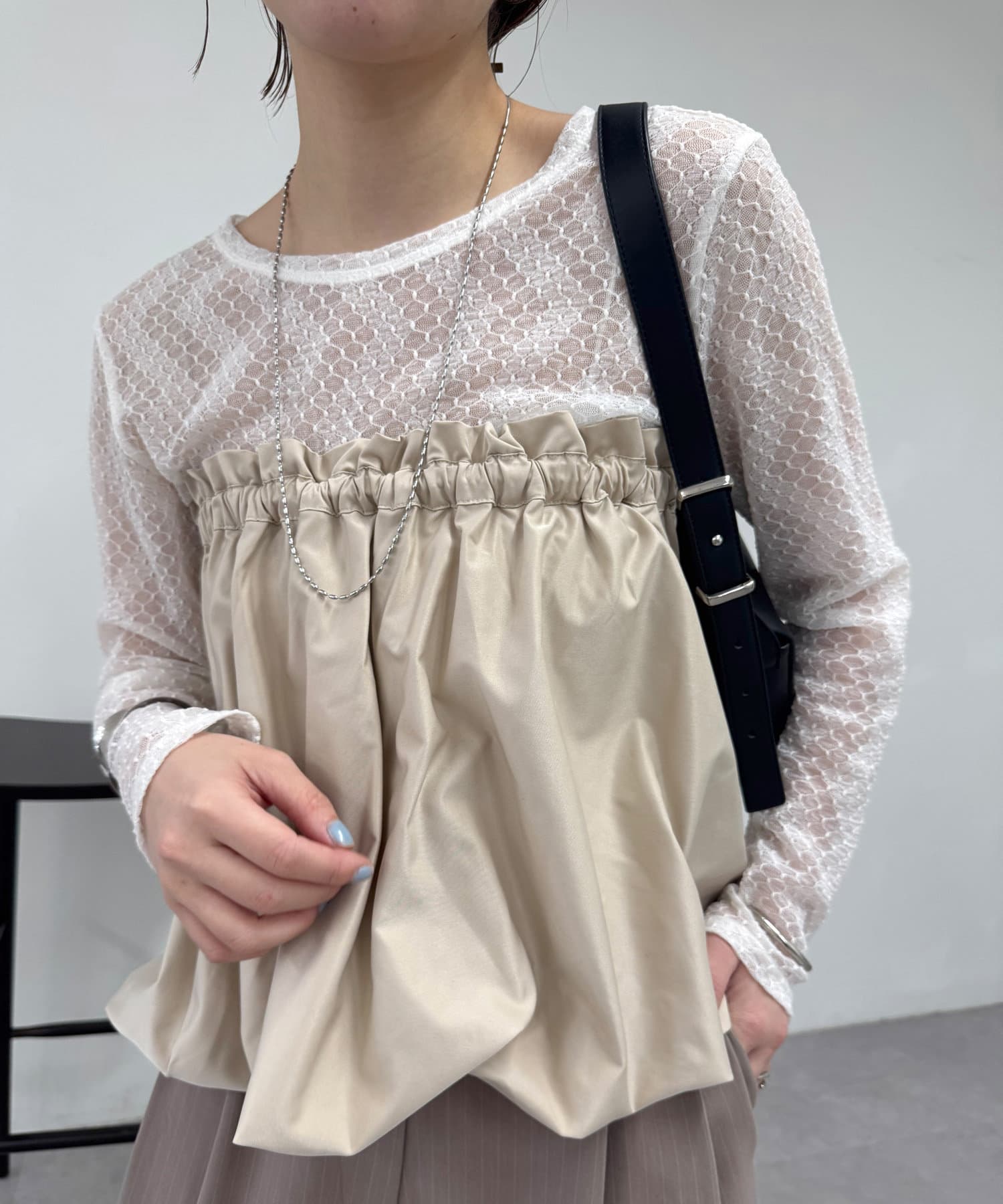 OUTLET(アウトレット) 【mystic】2WAYバルーンビスチェ