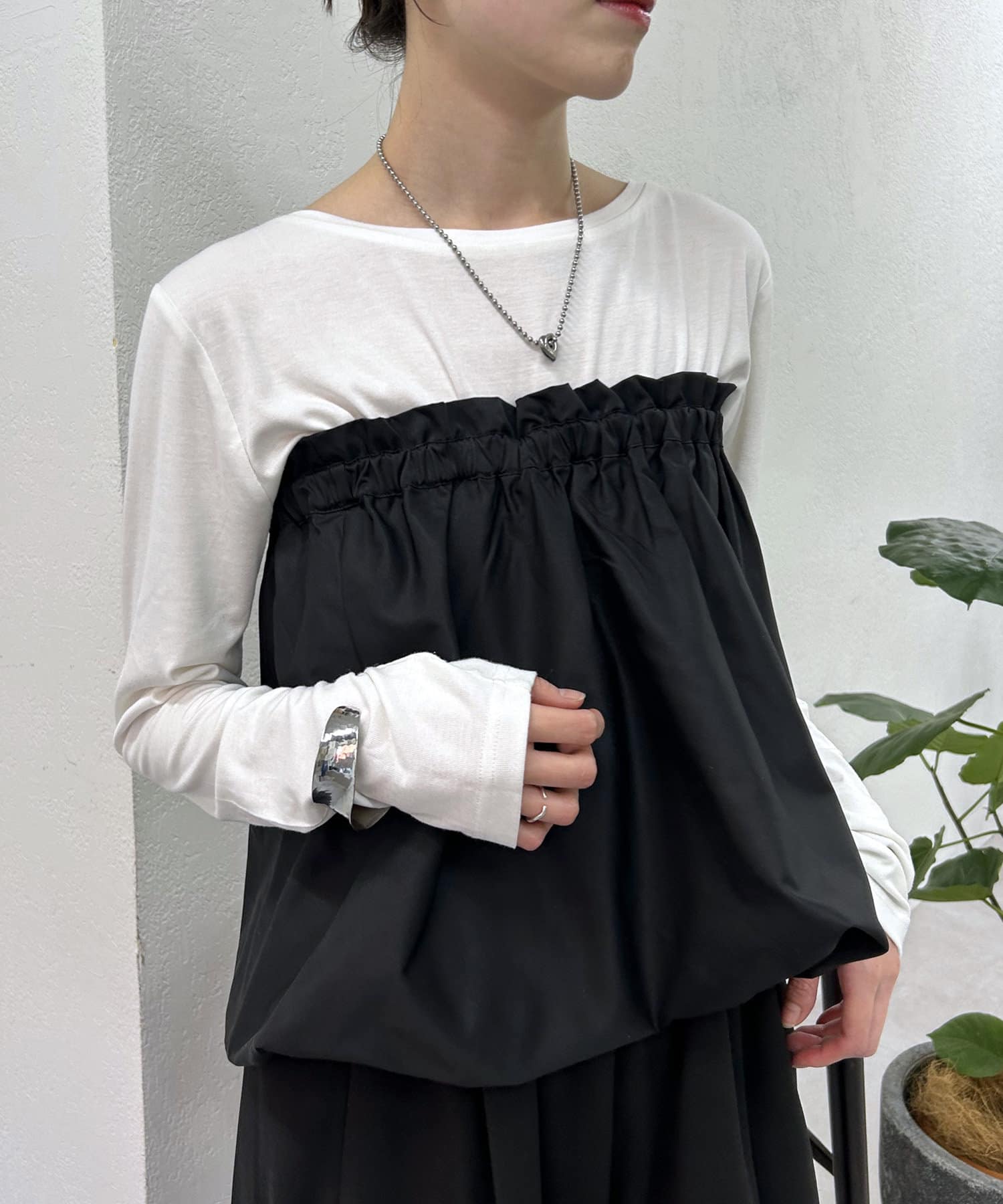 OUTLET(アウトレット) 【mystic】2WAYバルーンビスチェ