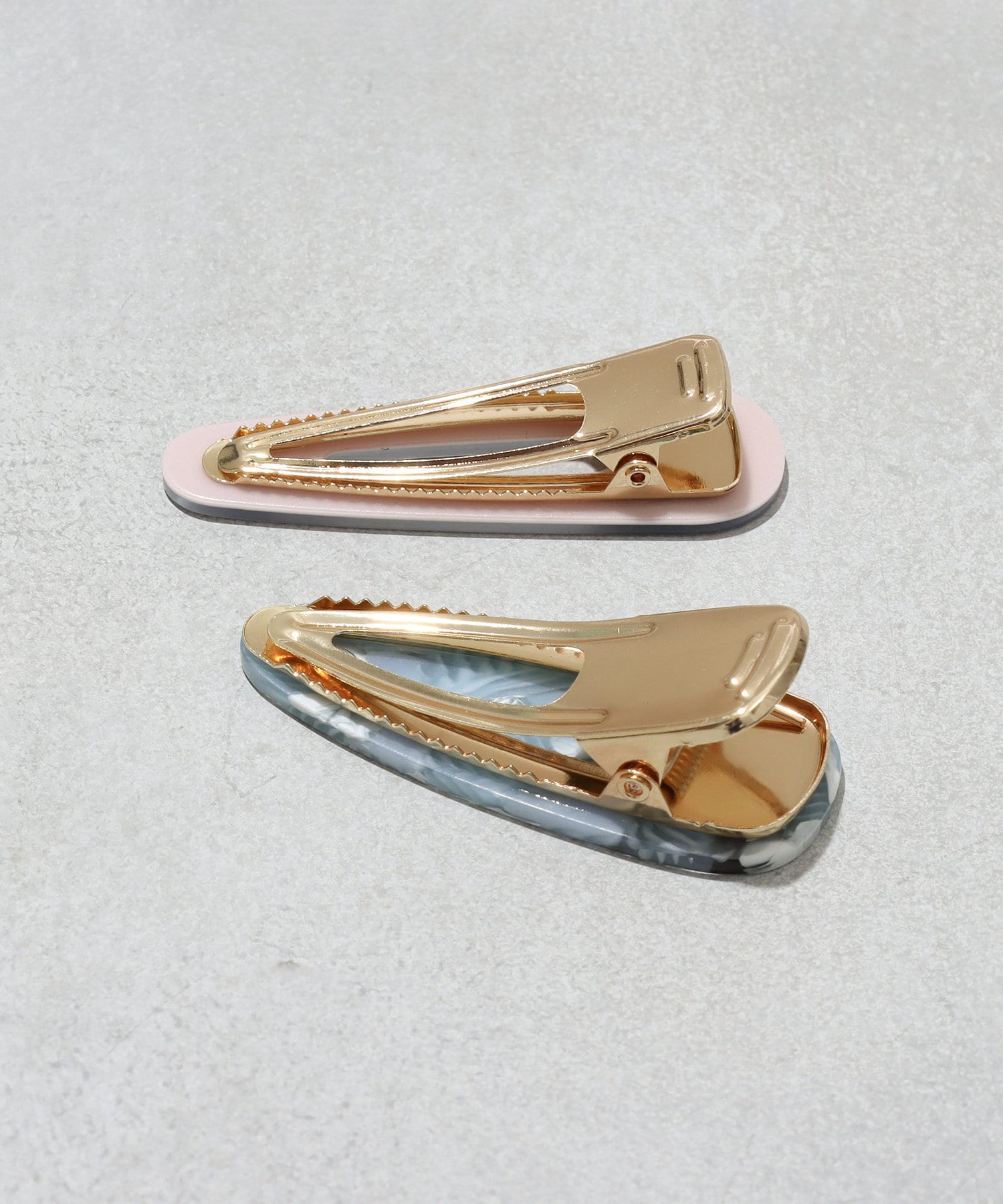 3COINS(スリーコインズ) マーブルクリップ2個セット