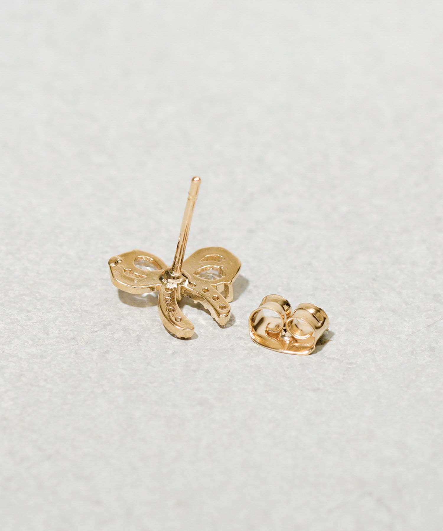 3COINS(スリーコインズ) キラキラリボンピアス