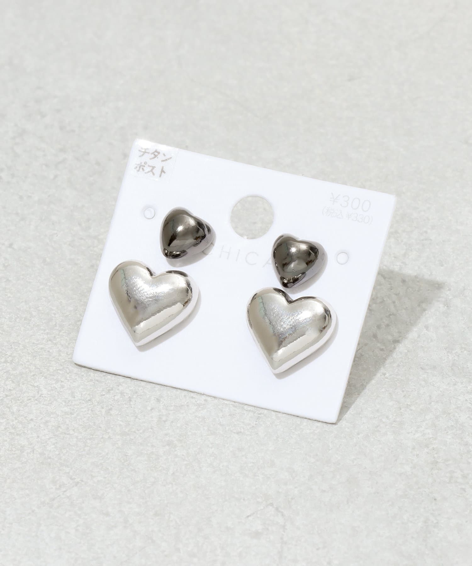 注意書き・商品に関しましてはこちら メタルハートピアス4個セット 3COINS(スリーコインズ)レディース PAL CLOSET(パルクローゼット) - パルグループ公式ファッション通販サイト
