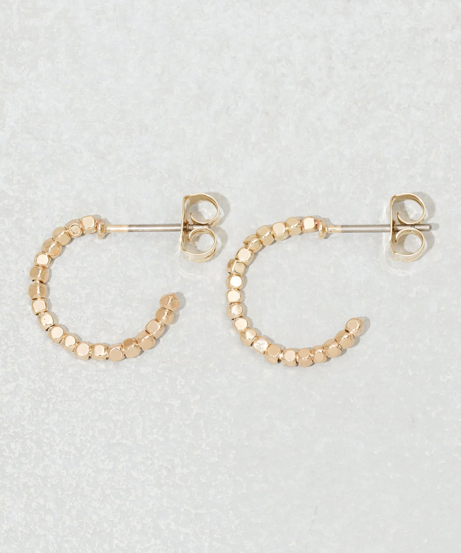 3COINS(スリーコインズ) キューブフープピアス