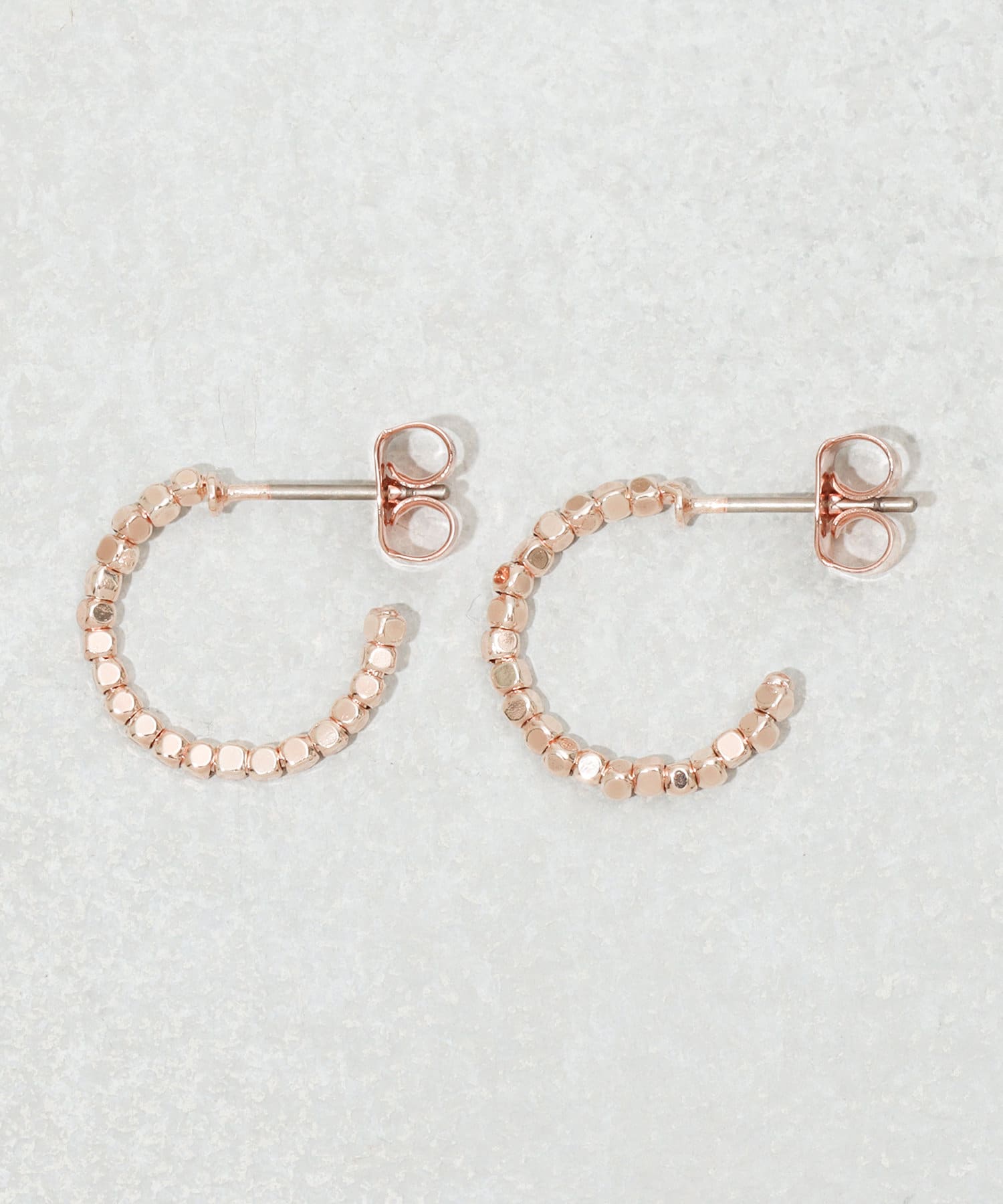 3COINS(スリーコインズ) キューブフープピアス