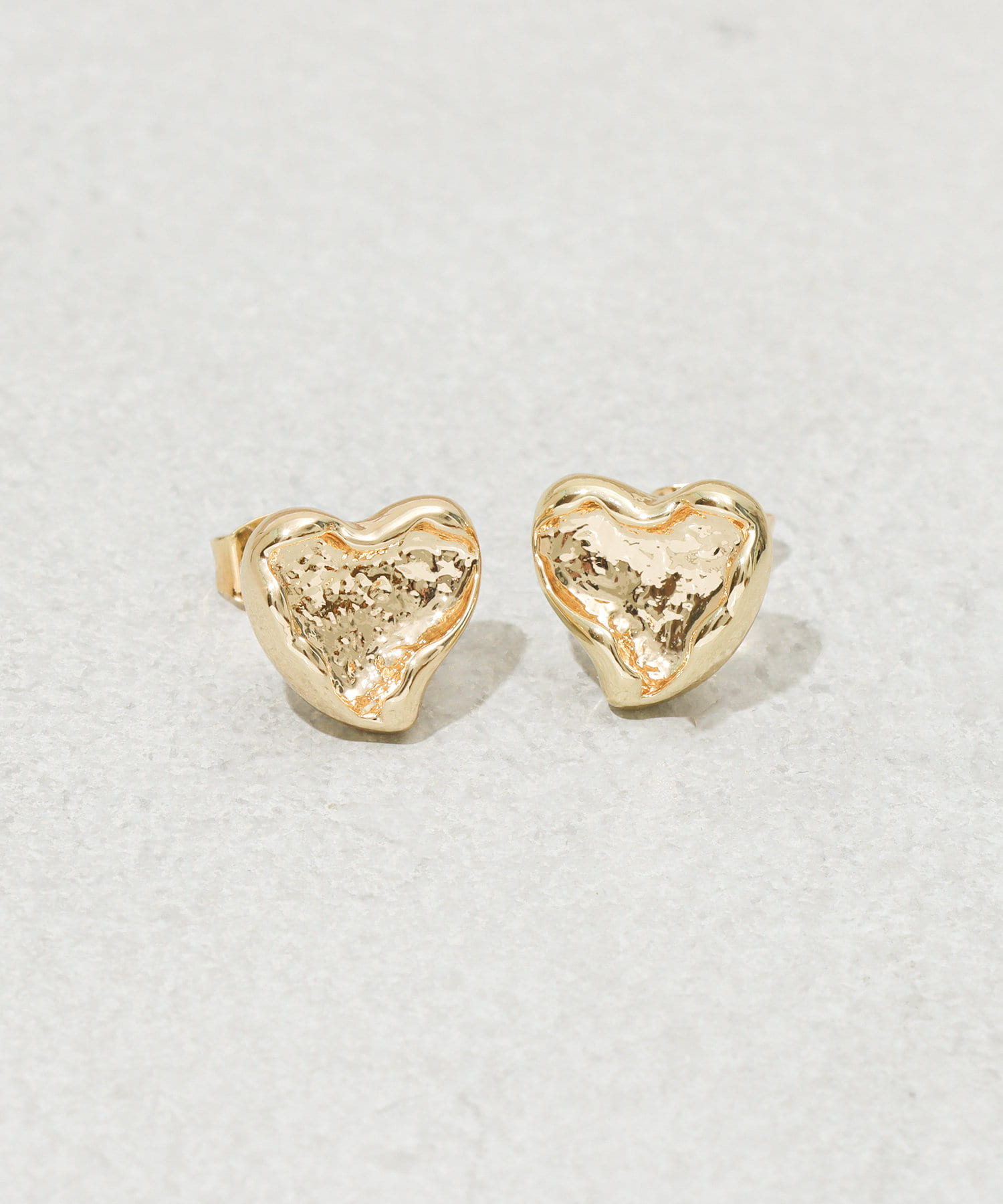 3COINS(スリーコインズ) メタルハートピアス