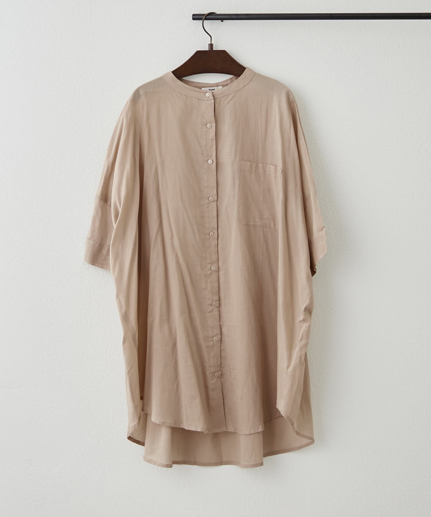 Remind me and forever(リマインドミーアンドフォーエバー) 【NAO】インド綿100%、後ろ切替ギャザーブラウス