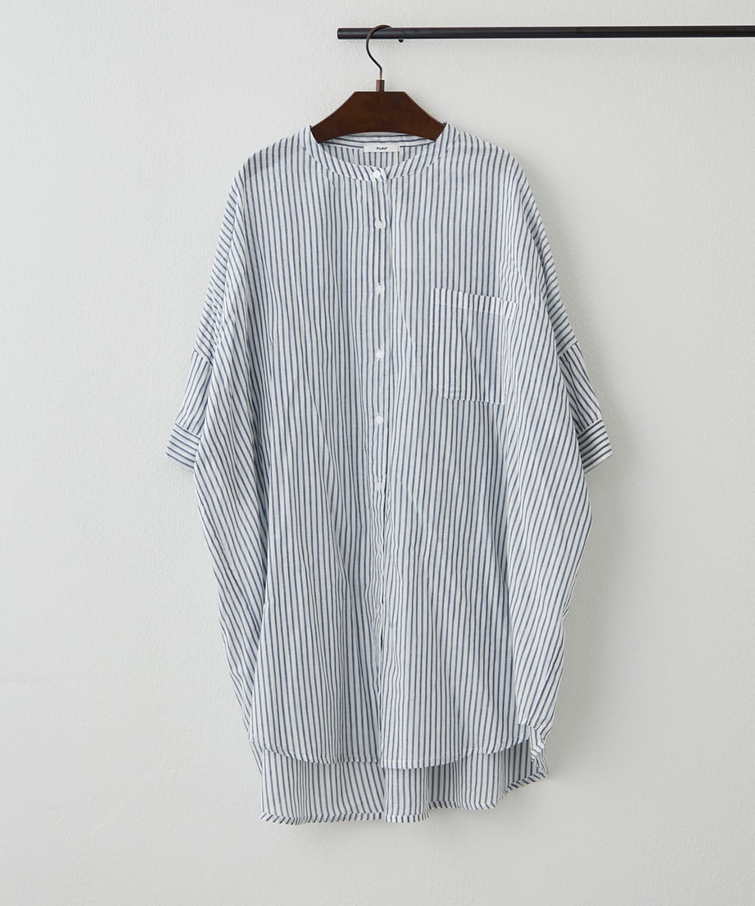 Remind me and forever(リマインドミーアンドフォーエバー) 【NAO】インド綿100%、後ろ切替ギャザーブラウス