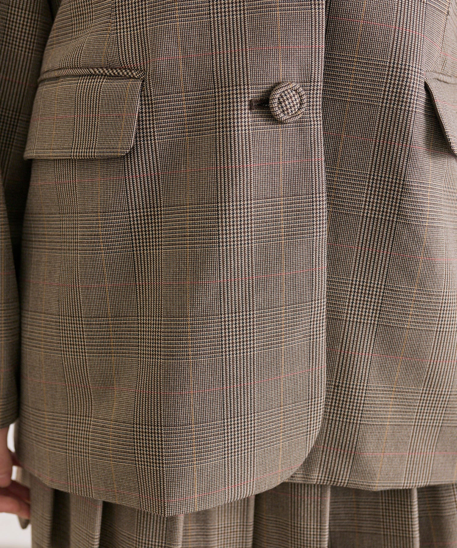 NICE CLAUP / OLIVE des OLIVE OUTLET(ナイスクラップ  / オリーブ デ オリーブ アウトレット) 【OLIVE des OLIVE】袖リボンテーラードジャケット