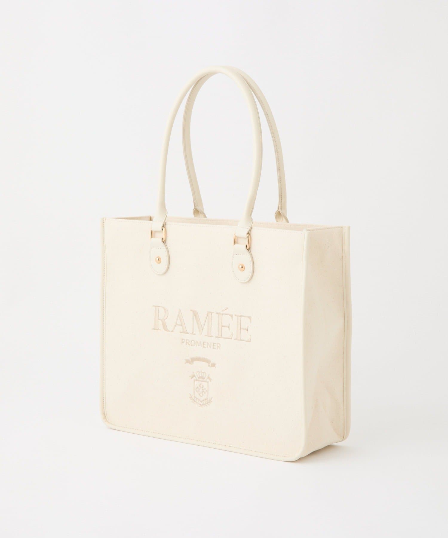 one after another NICE CLAUP(ワンアフターアナザー ナイスクラップ) キャンバス刺しゅうトリミングトート