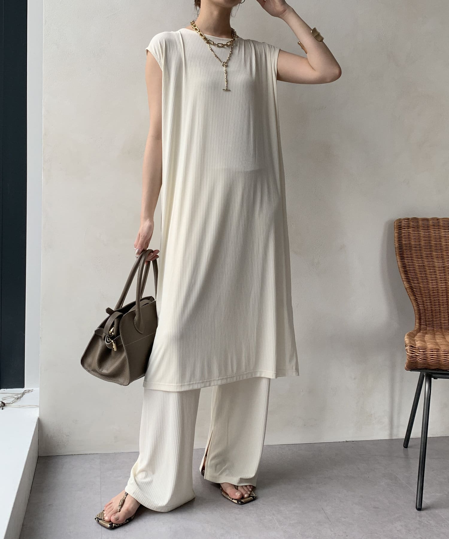 WEB限定】RIBセットアップ | DOUDOU(ドゥドゥ)レディース | PAL CLOSET