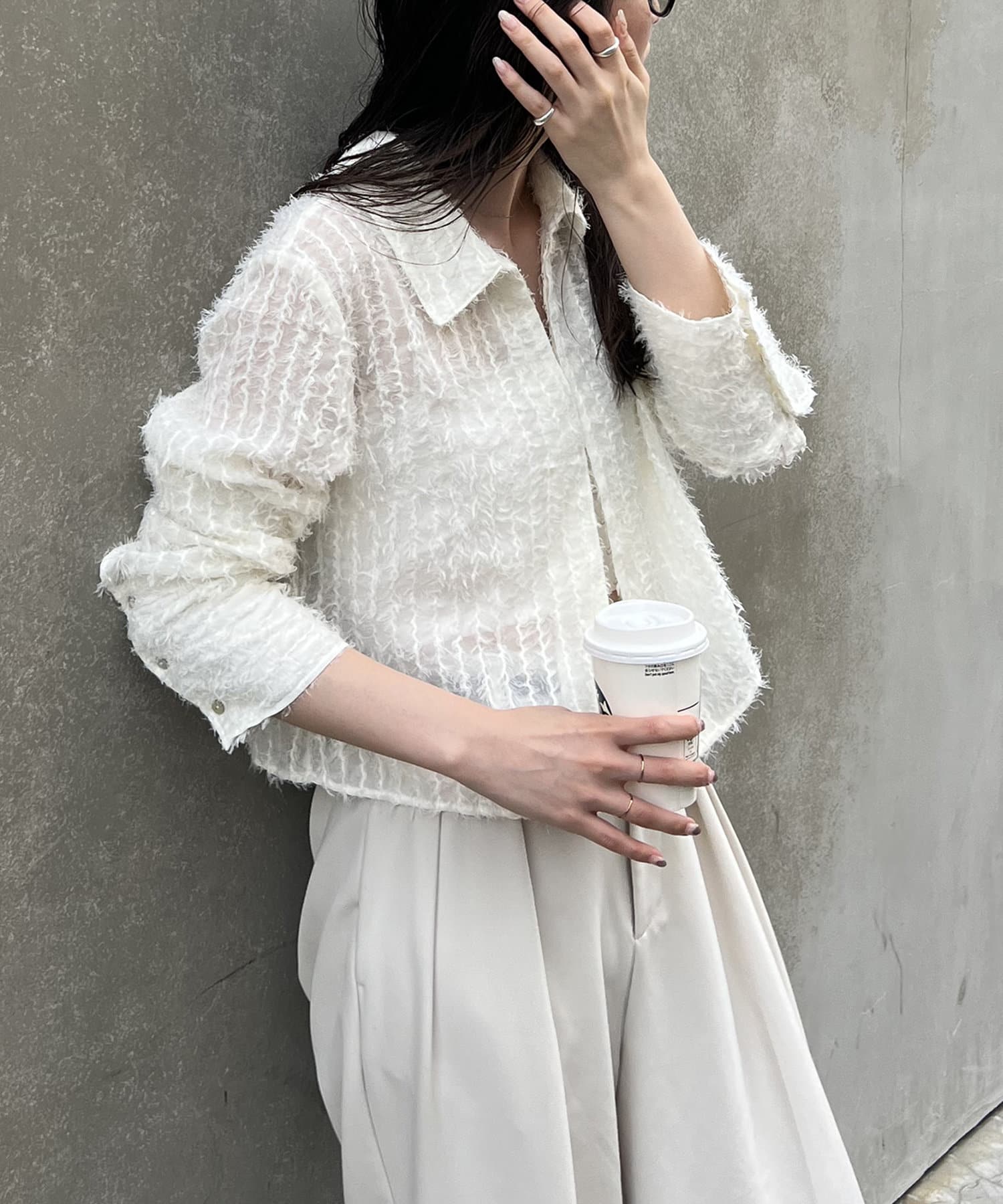 カットオフホックシャツ | CAPRICIEUX LE'MAGE(カプリシュレ