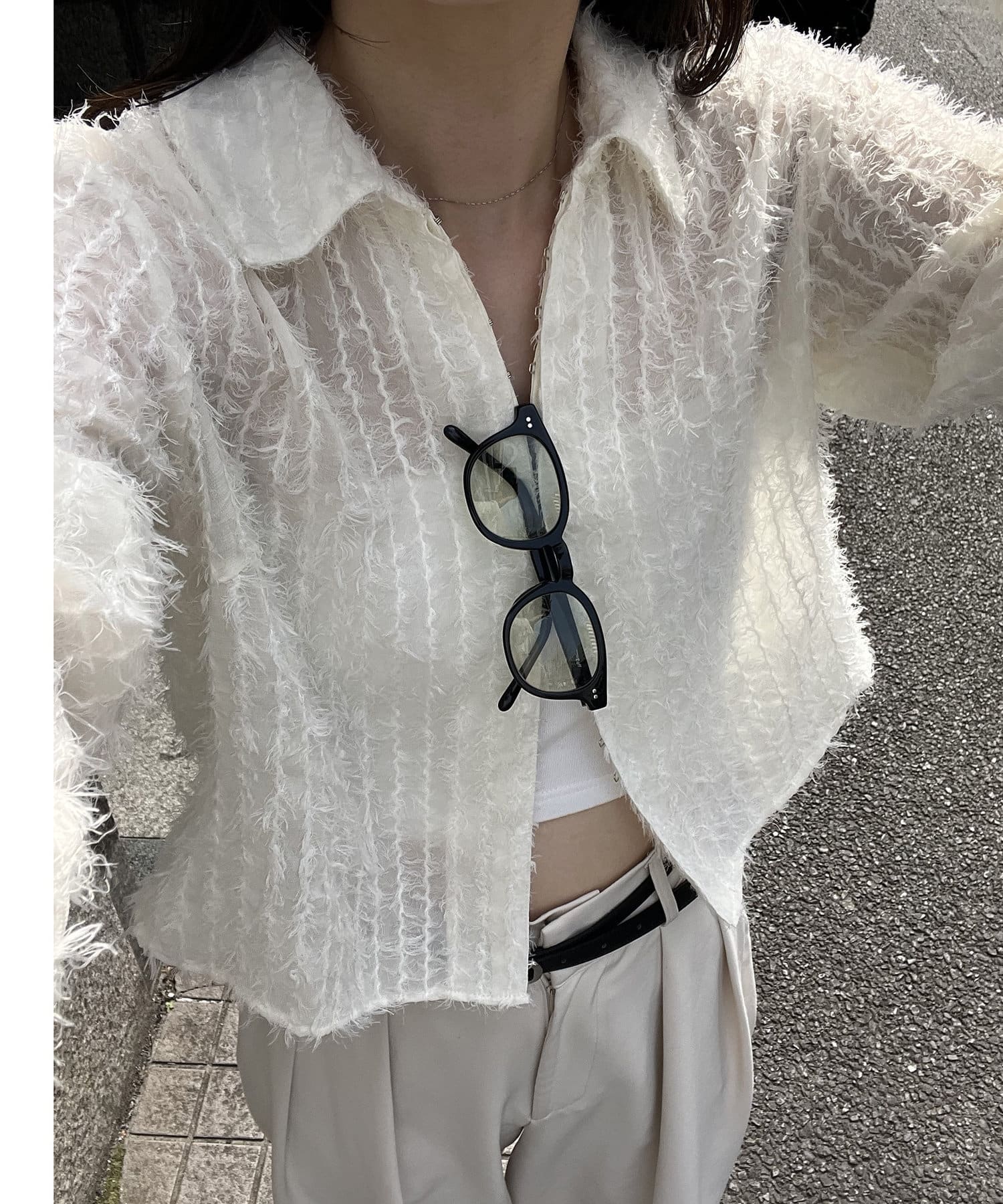 カットオフホックシャツ | CAPRICIEUX LE'MAGE(カプリシュレ