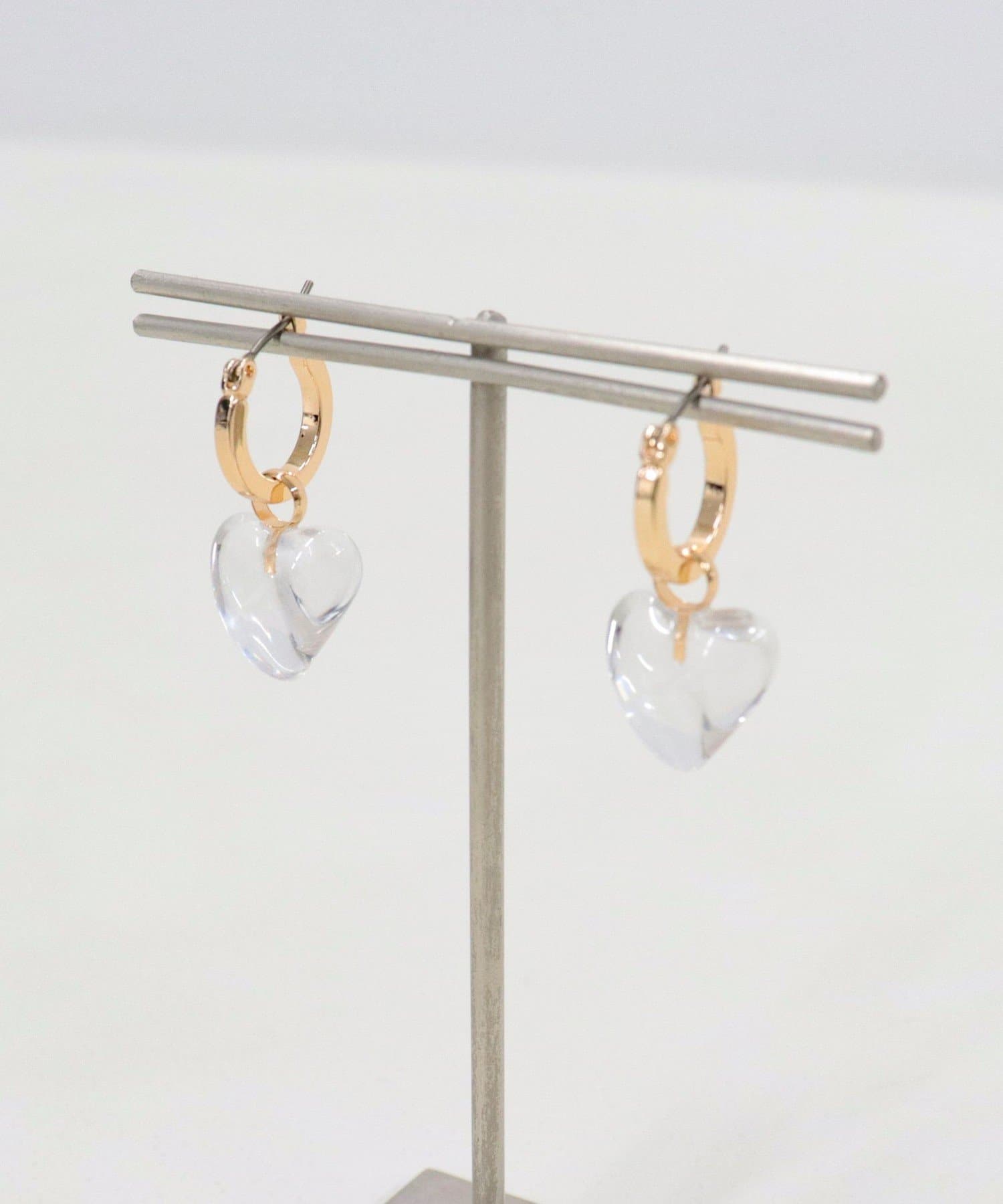 FREDY & GLOSTER(フレディ アンド グロスター) クリアハートリングピアス