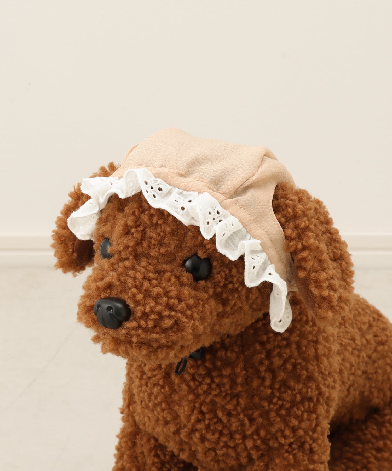 ●つけるだけで華やかになるボンネット。●写真を撮るときにも使えるおめかしアイテムです♪●同じデザインのワンピース（Sサイズ/Mサイズ）と合わせると上品で可愛いコーディネートになります◎《ご使用上の注意