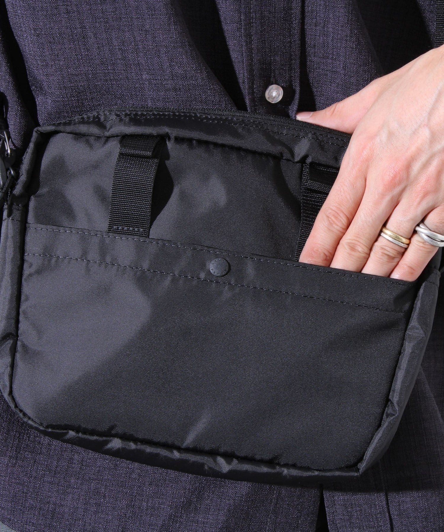 FREDY & GLOSTER(フレディ アンド グロスター) 【NANGA】ECOPAK UR BODY BAG ボディバッグショルダーバッグ