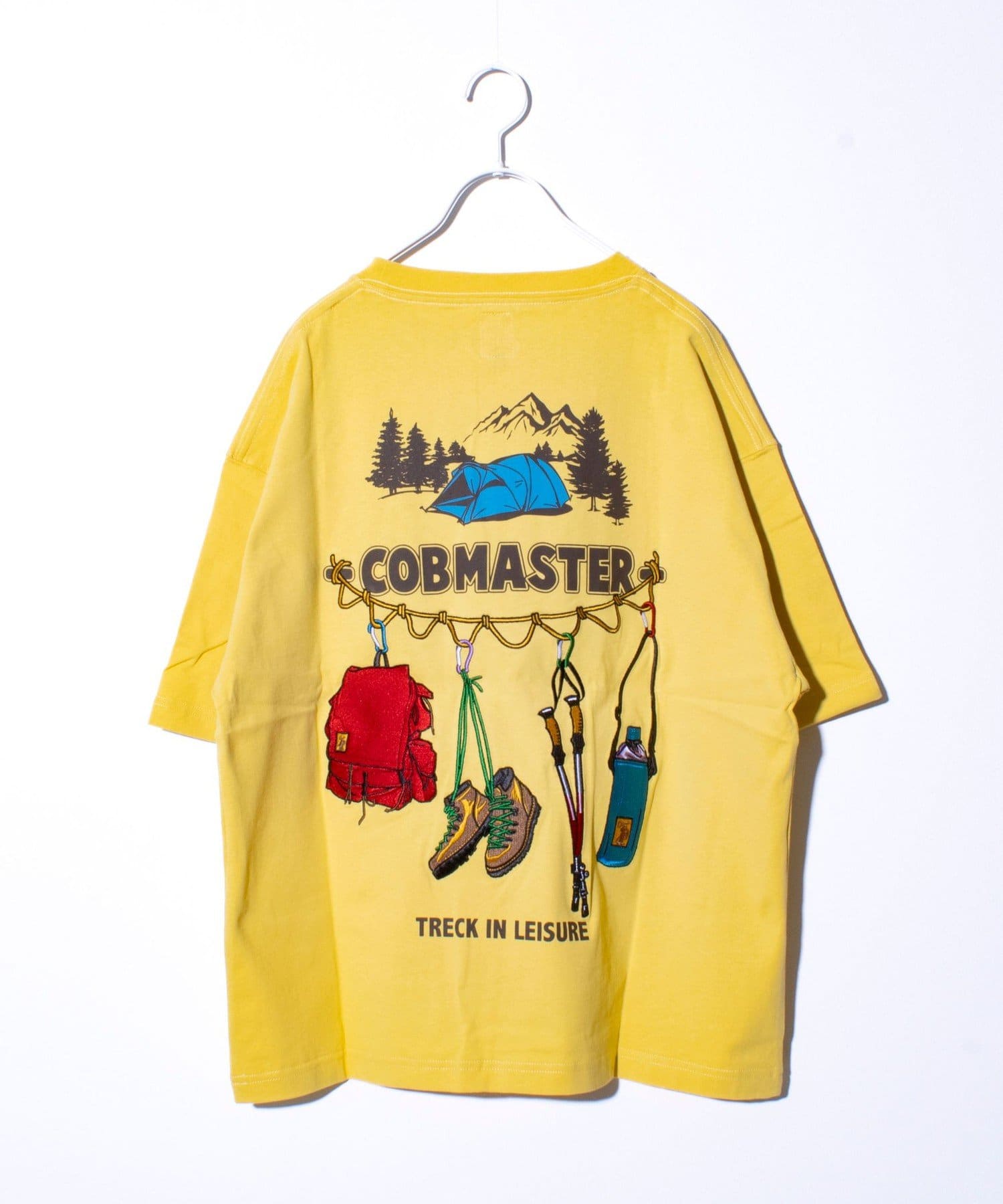 FREDY & GLOSTER(フレディ アンド グロスター) 【COBMASTER】吸水速乾 トレッキングツール バックプリントTシャツ