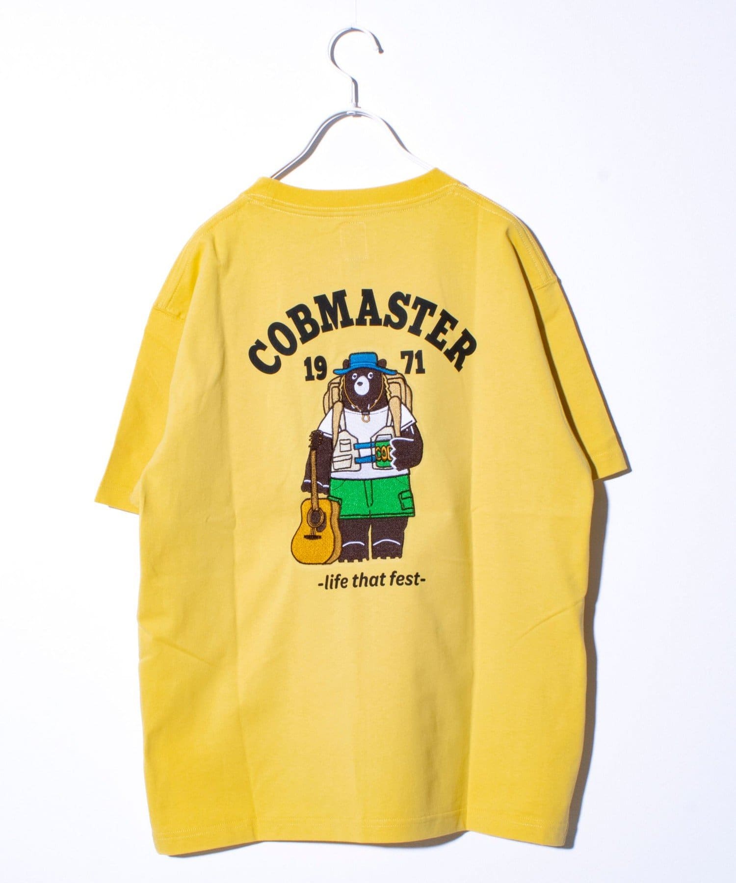 FREDY & GLOSTER(フレディ アンド グロスター) 【COBMASTER/コブマスター】吸水速乾 フェスベアーバックプリントTシャツ