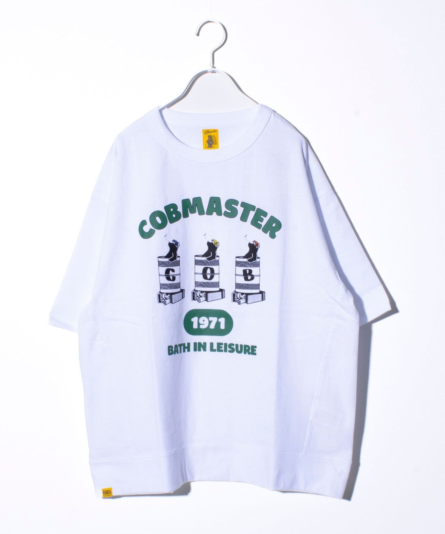 FREDY & GLOSTER(フレディ アンド グロスター) 【COBMASTER】天竺ピグメント ドラム缶風呂 スウェット風Tシャツ
