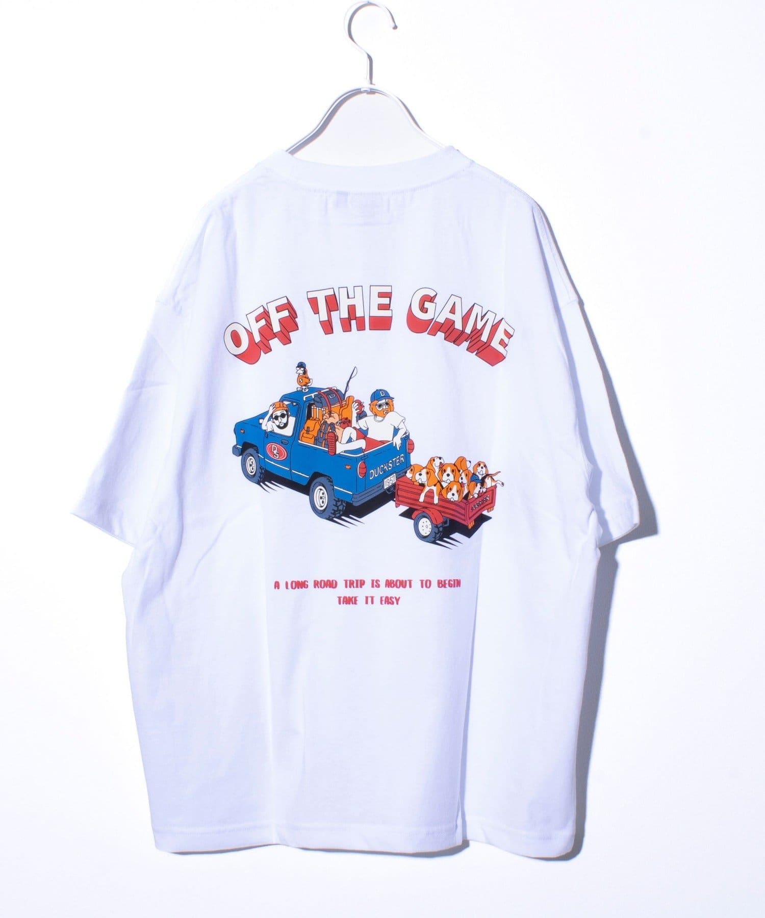 FREDY & GLOSTER(フレディ アンド グロスター) 【Duckster】吸水速乾天竺OFF THE GAME TEEバックプリントT