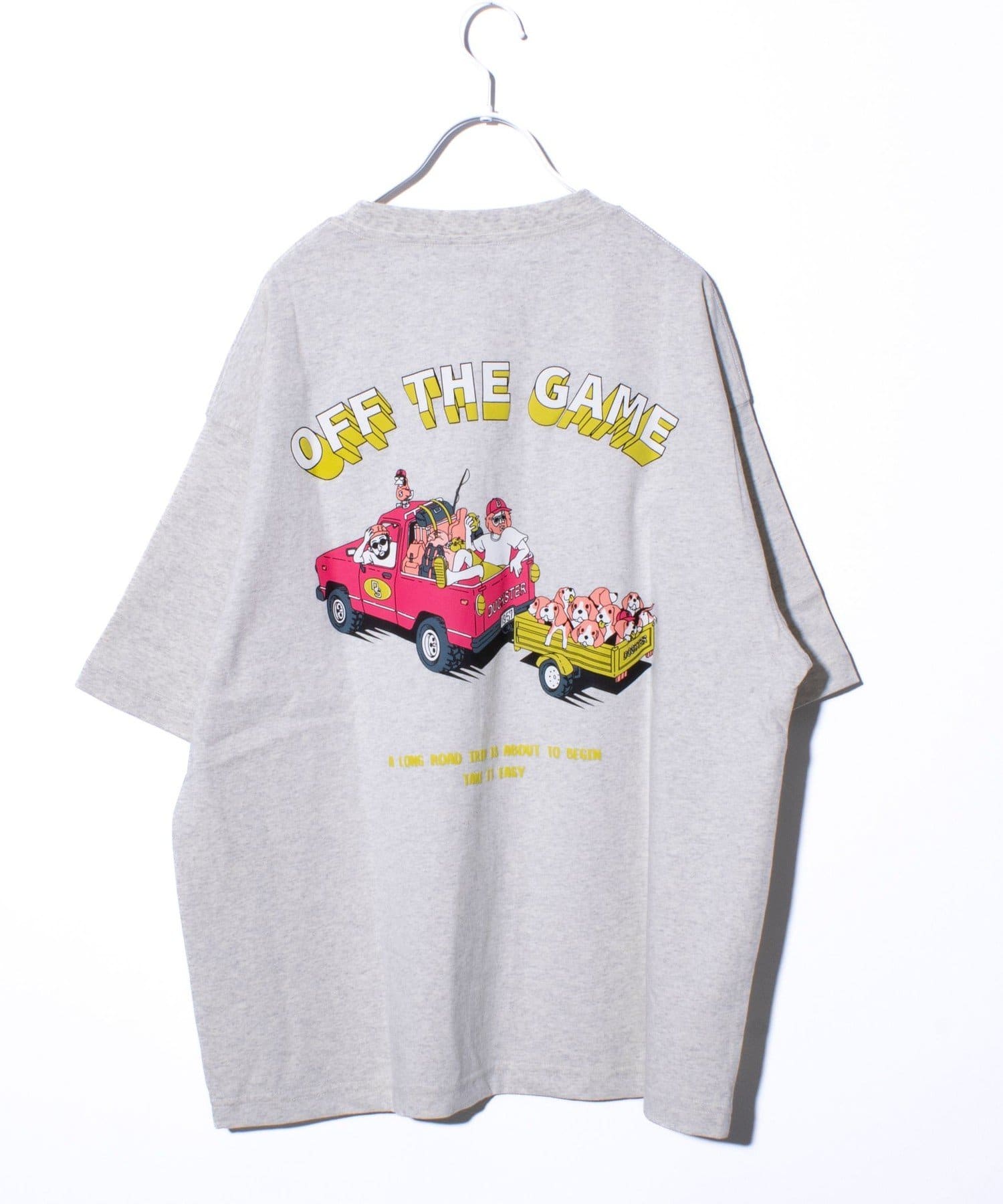 FREDY & GLOSTER(フレディ アンド グロスター) 【Duckster】吸水速乾天竺OFF THE GAME TEEバックプリントT