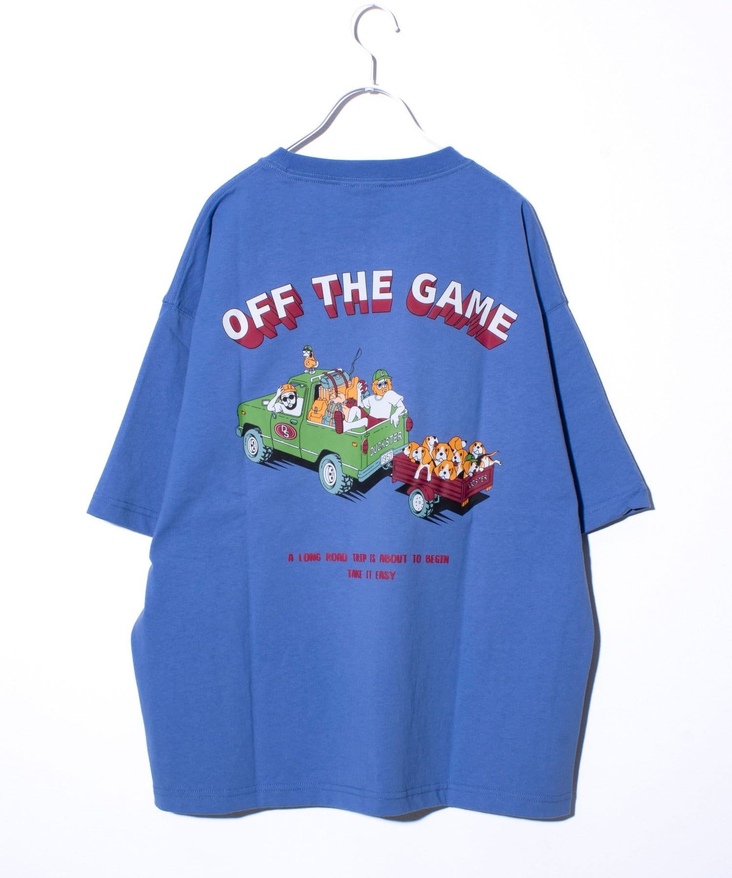 FREDY & GLOSTER(フレディ アンド グロスター) 【Duckster】吸水速乾天竺OFF THE GAME TEEバックプリントT