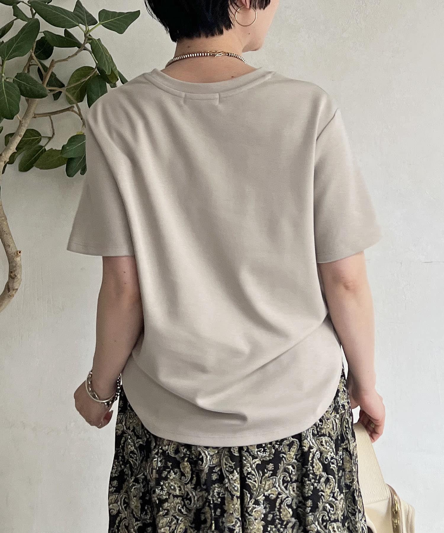 un dix cors(アンディコール) 刺繍ロゴTEE