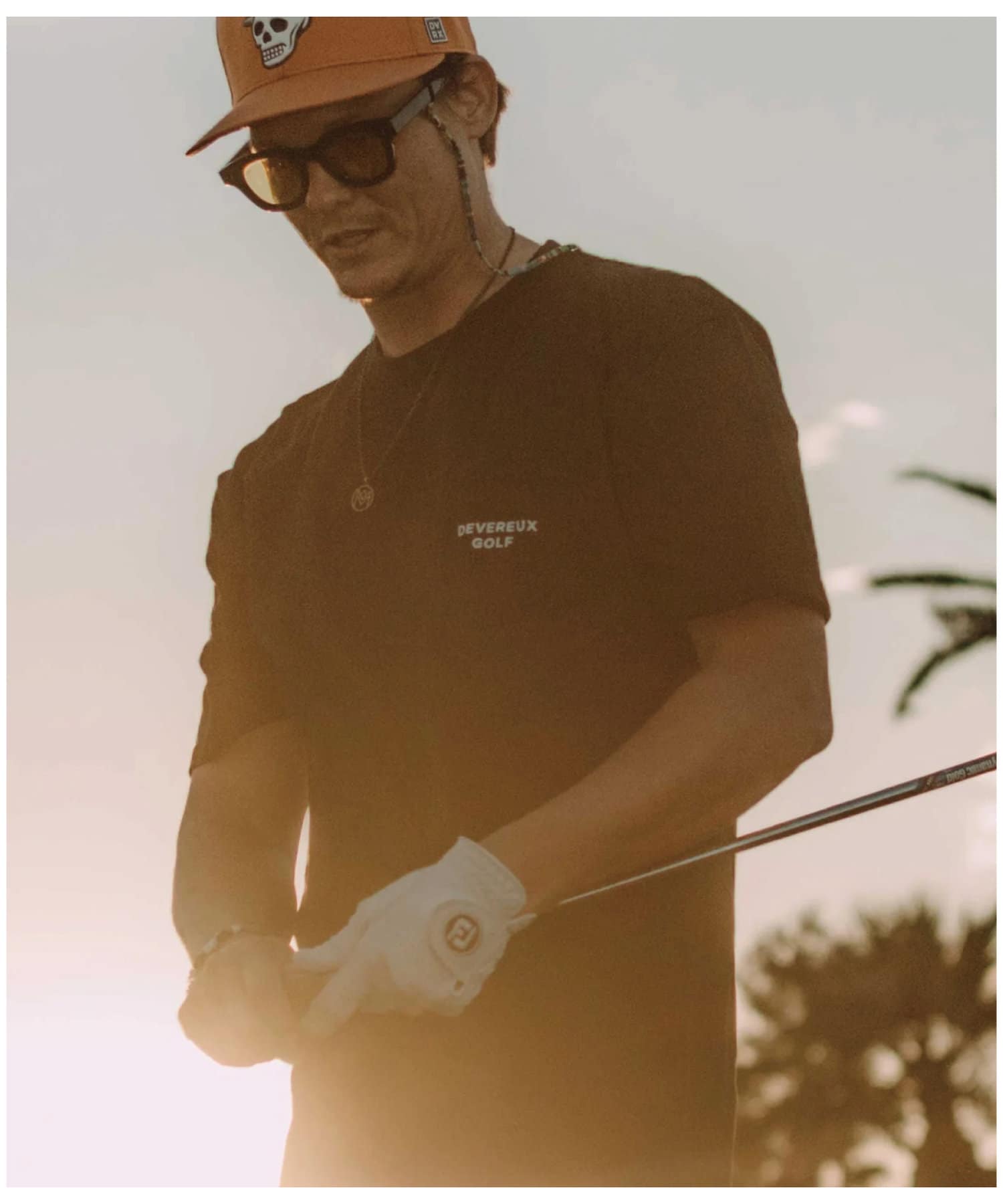 OUTLET(アウトレット) 【twoles】【DEVEREUX GOLF】Back Logo T