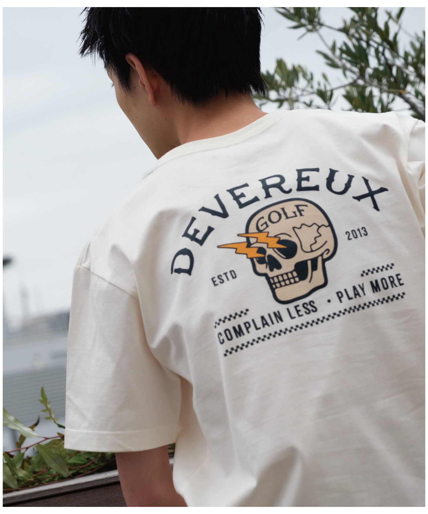 OUTLET(アウトレット) 【twoles】【DEVEREUX GOLF】Back Skull T