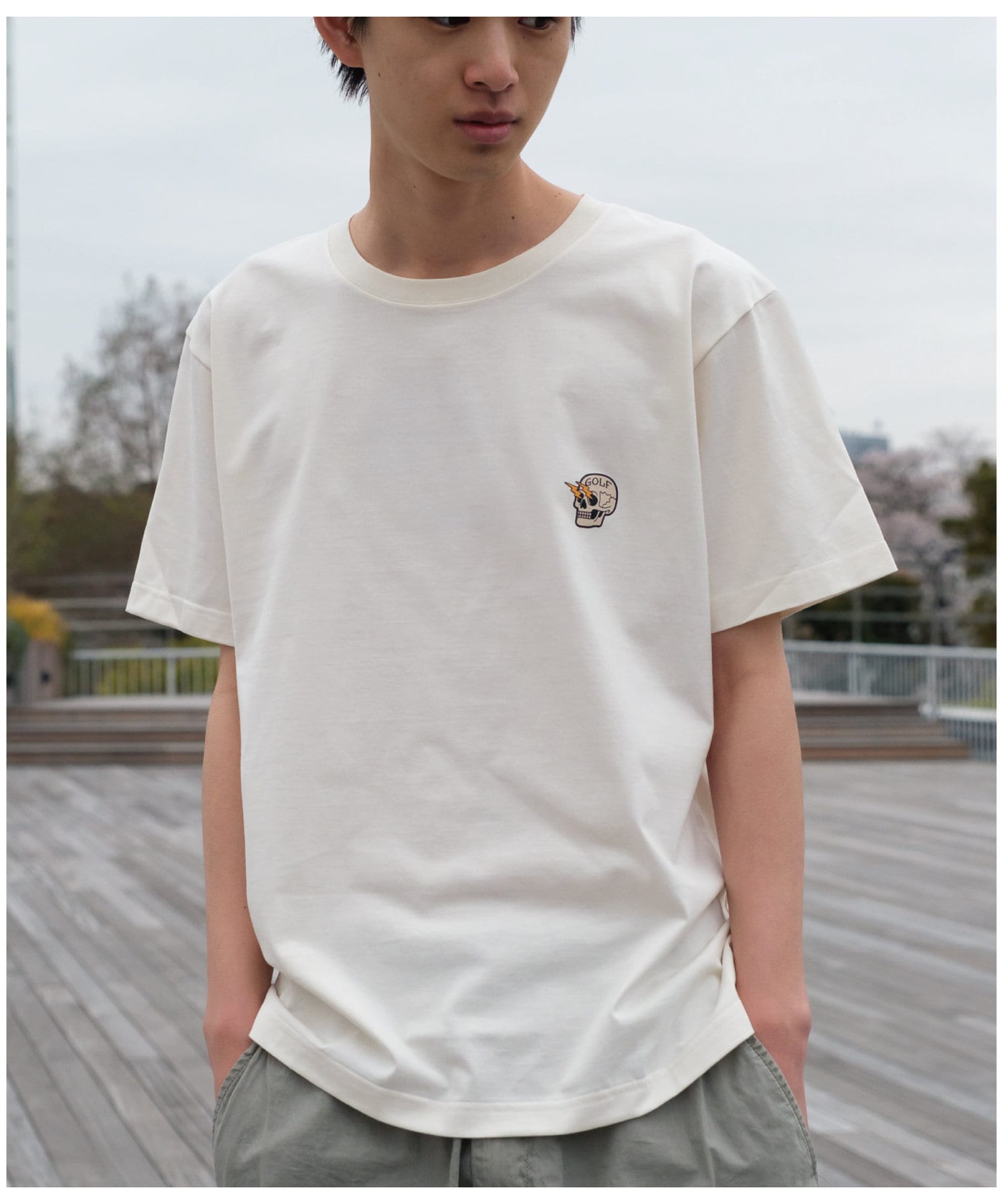 新品未使用【twoles】【DEVEREUX GOLF】LOGO T シャツXL 新品未