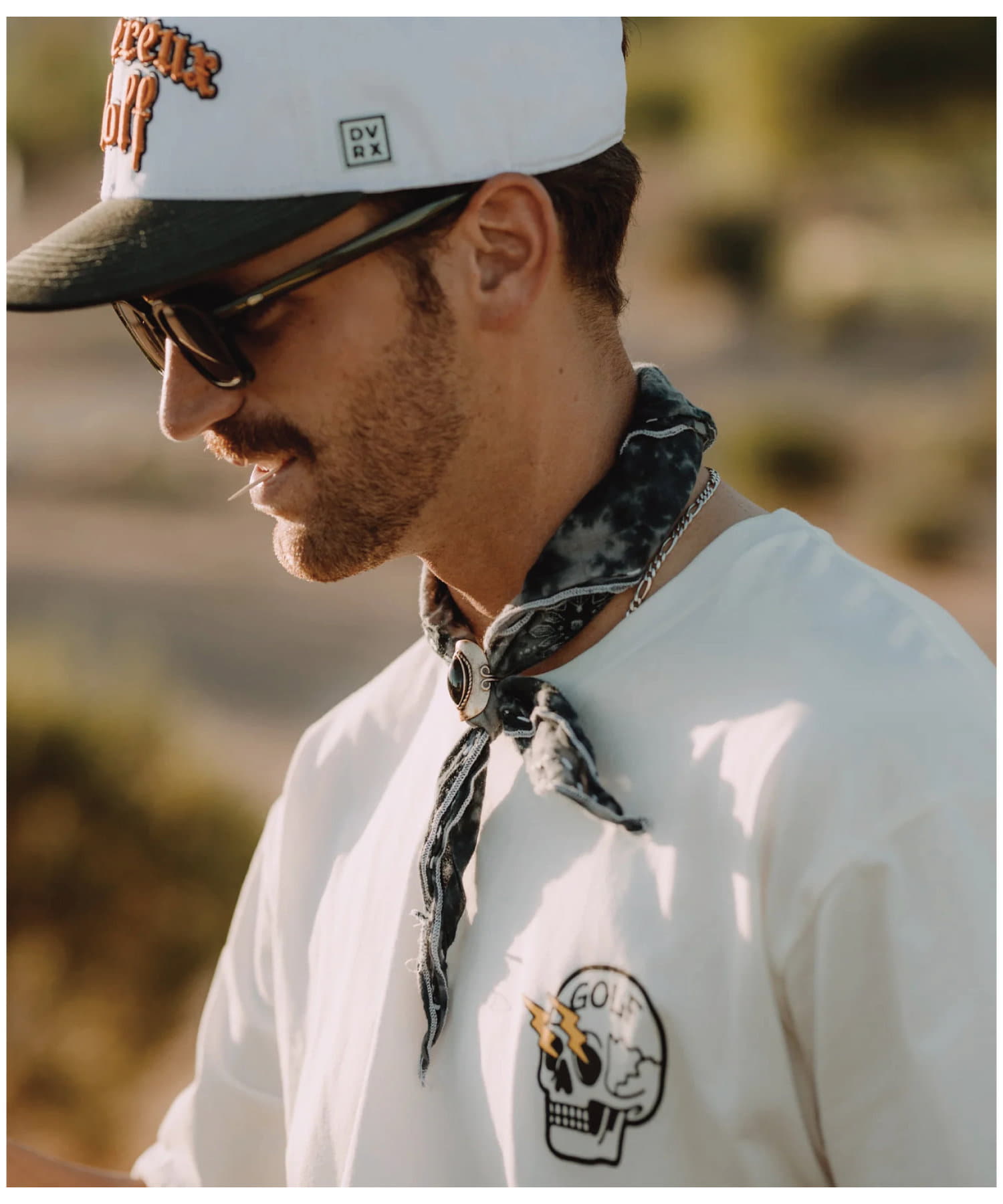 OUTLET(アウトレット) 【twoles】【DEVEREUX GOLF】Back Skull T