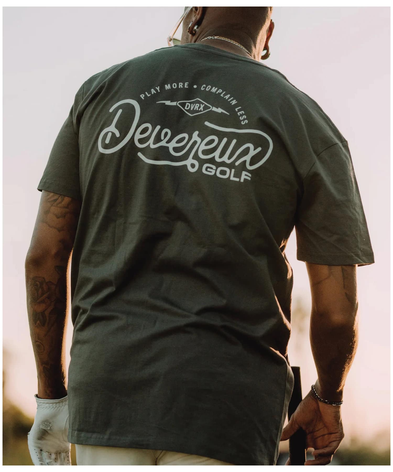 OUTLET(アウトレット) 【twoles】【DEVEREUX GOLF】Back Logo T