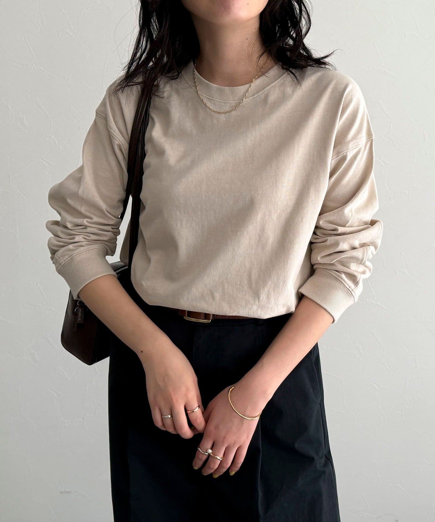 ◇fredy emue◇【2025 SS】使いやすさ抜群のベーシックロンTシャツ●point・シンプルなデザインでどんなコーディネートにも万能に使えるベーシックロンT・ベーシックなシルエットで使いやす