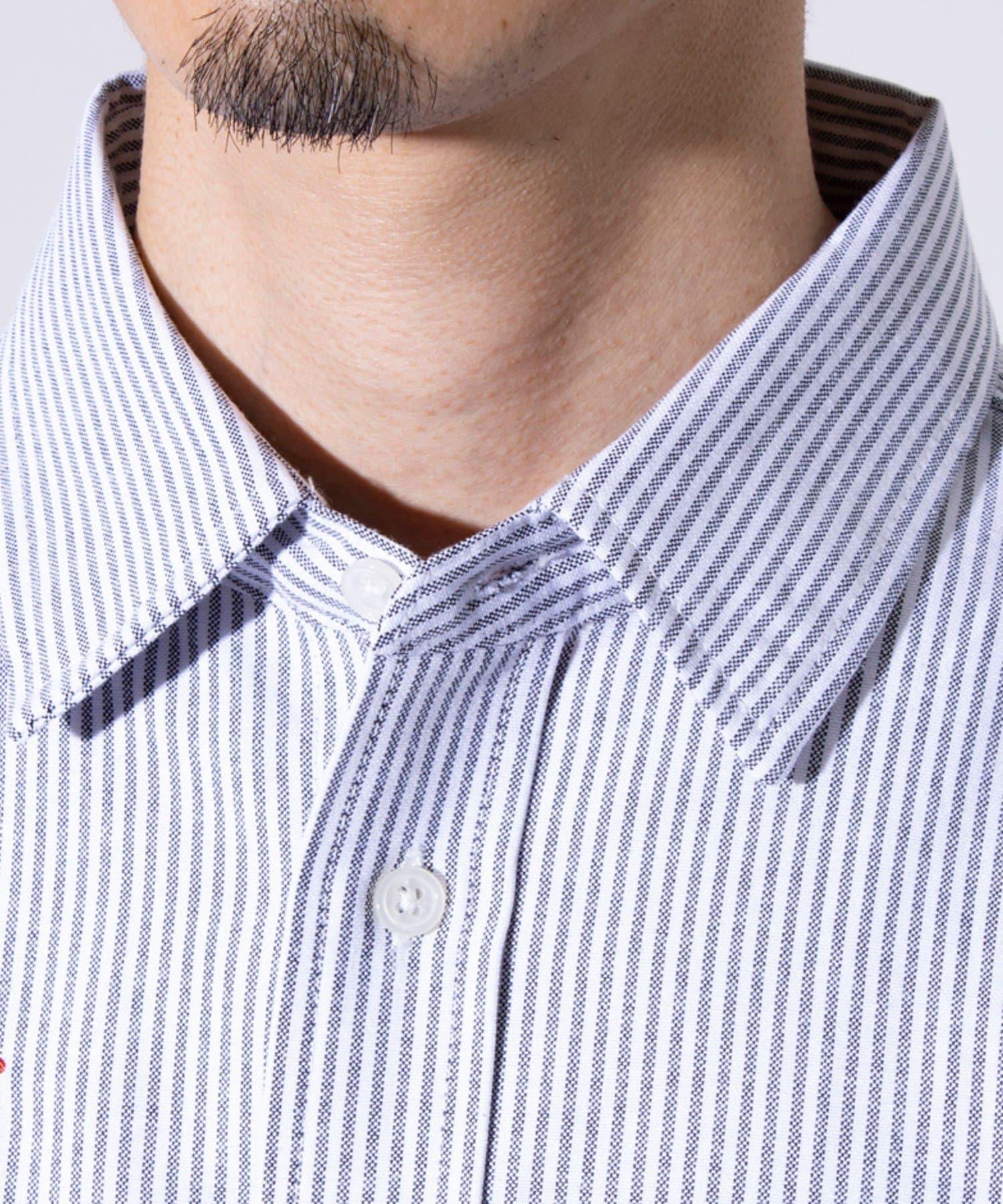 FREDY & GLOSTER(フレディ アンド グロスター) 【GLOSTER】Messageシャツ オックスフォードシャツ レギュラーカラー