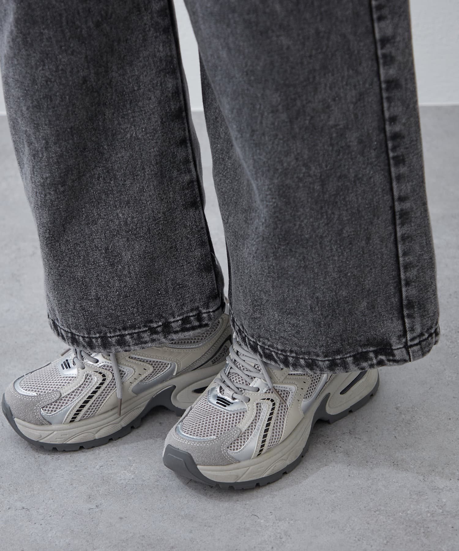 Remind me and forever(リマインドミーアンドフォーエバー) ヴィンテージライクデニムワイドカーゴパンツ