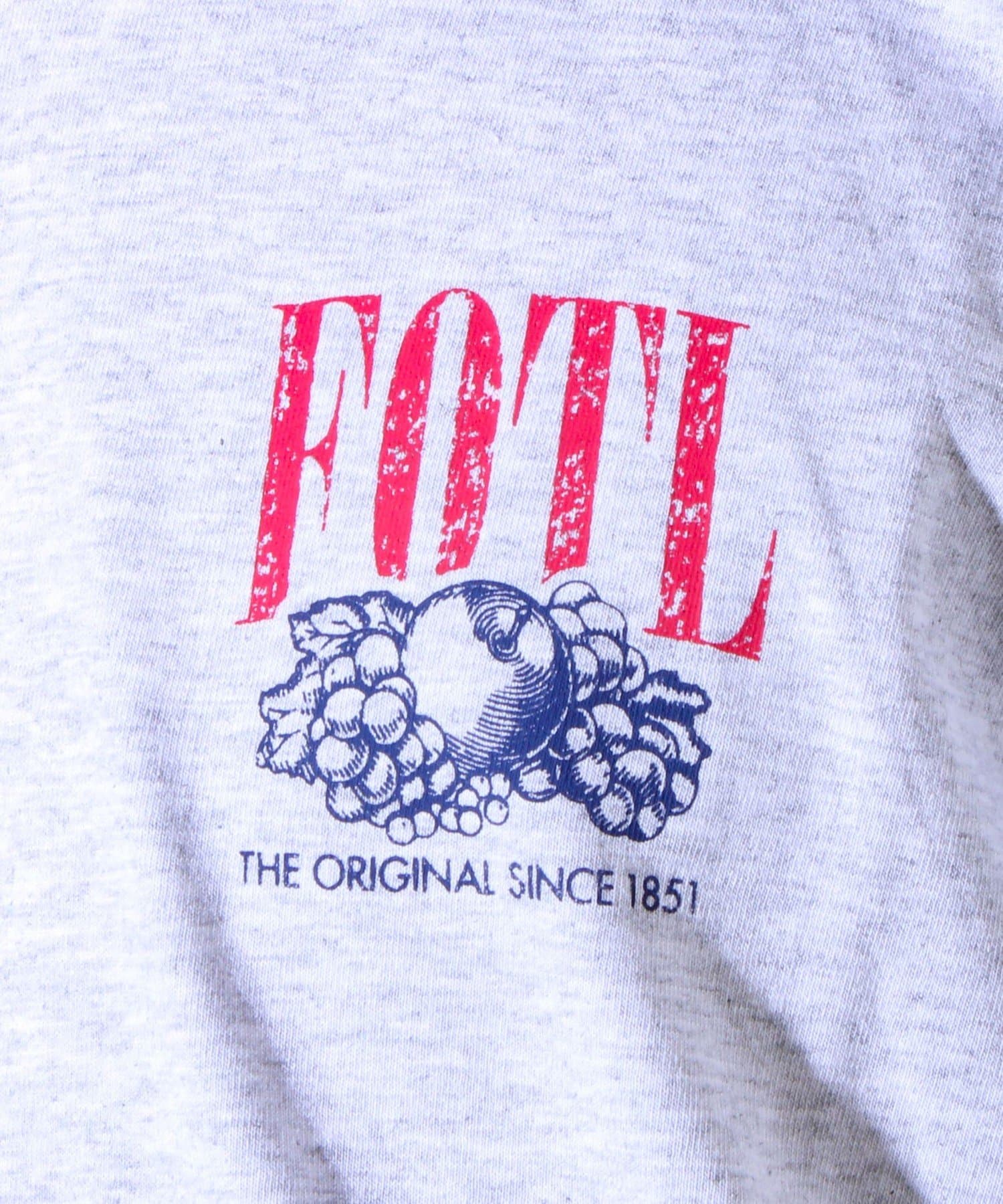 FREDY & GLOSTER(フレディ アンド グロスター) 【FRUIT OF THE LOOM】プリントTシャツ バックプリント