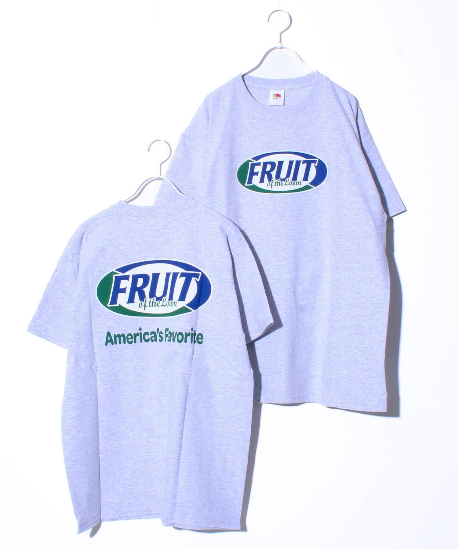 FREDY & GLOSTER(フレディ アンド グロスター) 【FRUIT OF THE LOOM】プリントTシャツ 前後プリント