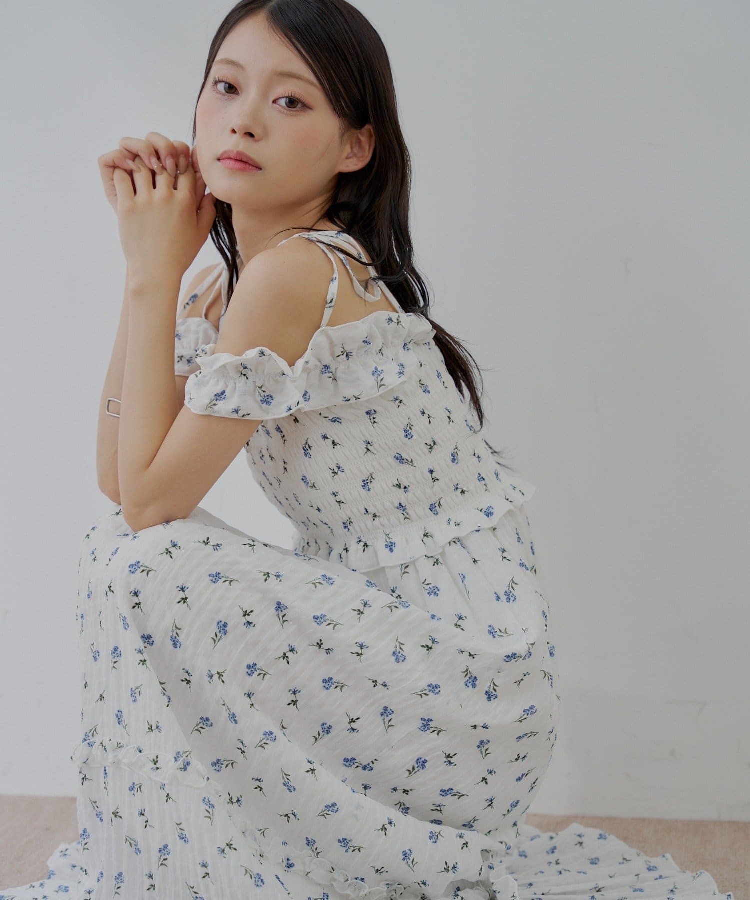 Chico(チコ) 【5色展開】フリルデザインベアワンピース