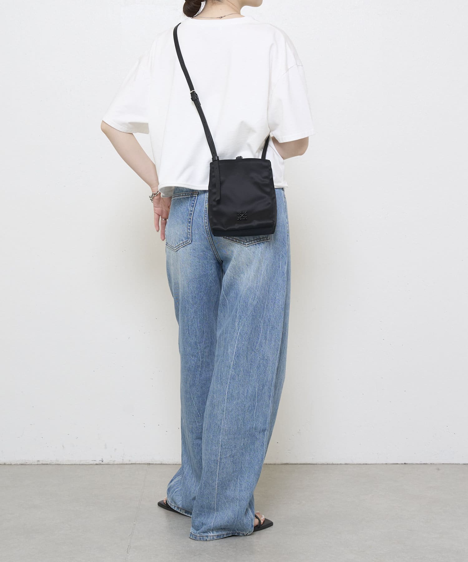 russet(ラシット) 【長財布がちょうど入る】ナイロンミニショルダーバッグ
