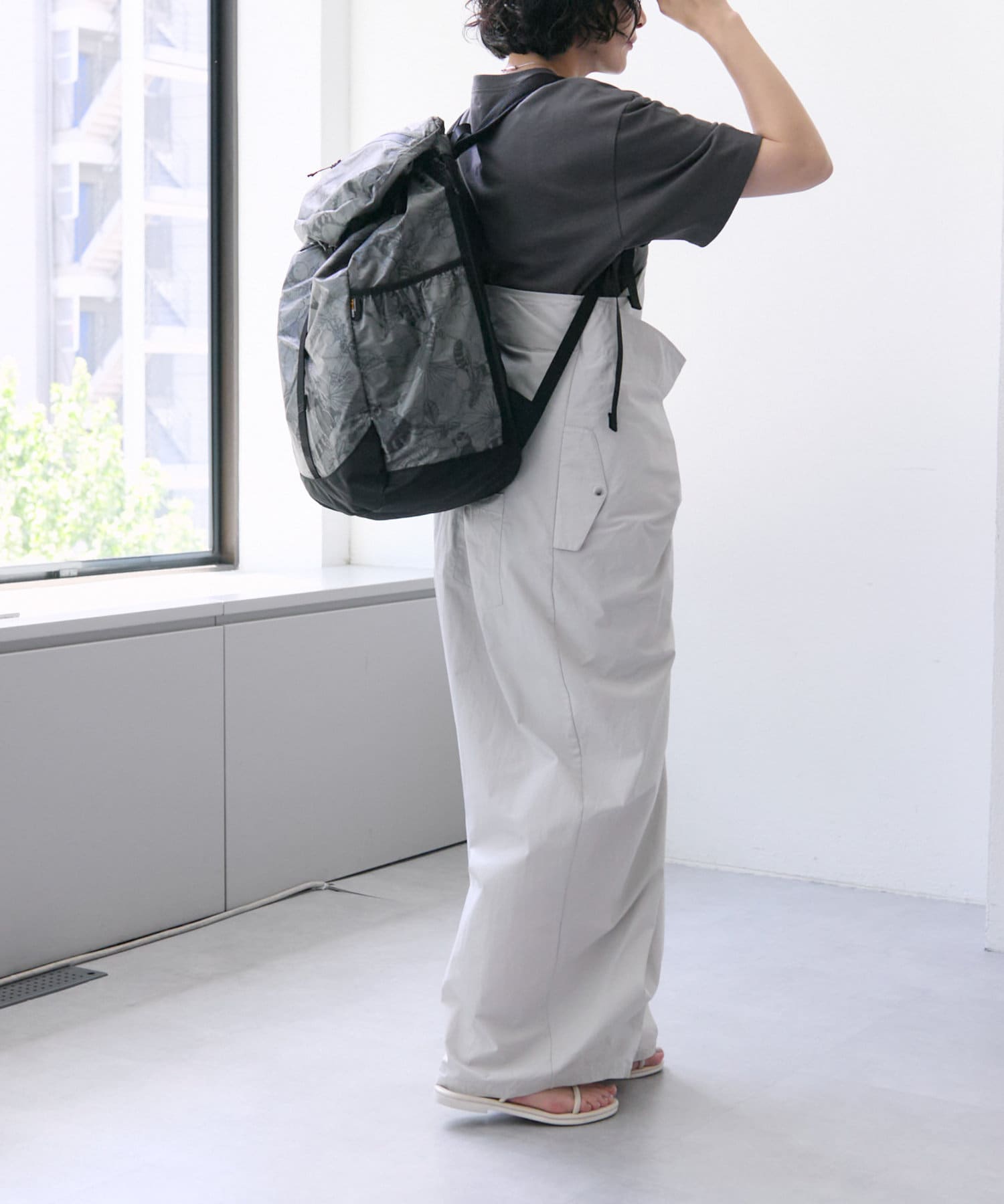 ear PAPILLONNER(イア パピヨネ) 【BURLAP OUTFITTER×sampo×ear】ワオキツネザル柄リュック