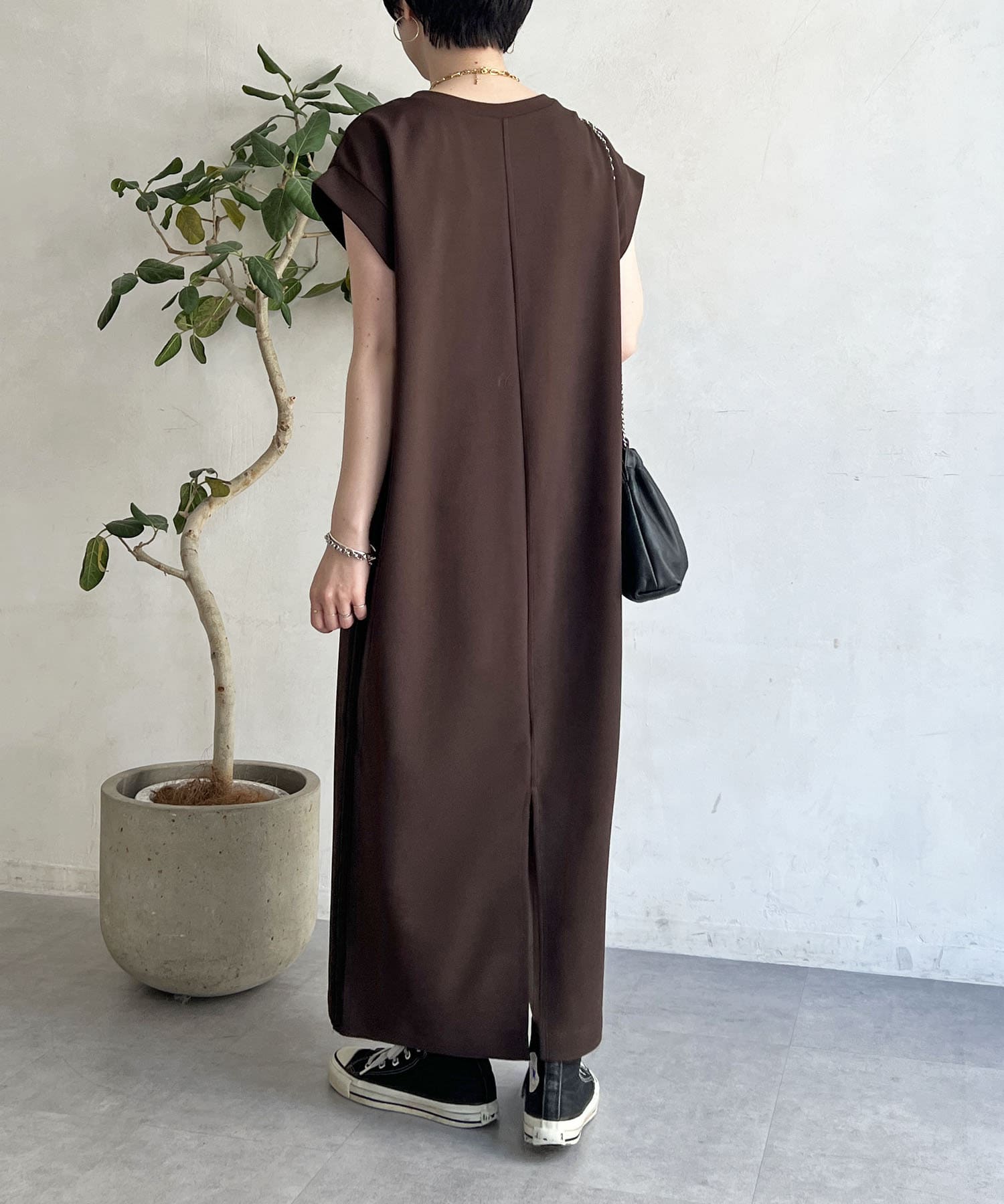 G06157★LANVINSPORT サイドライン　ワンピース　40サイズ ワンピース レディース ランバン スポール LANVIN SPORT 日本