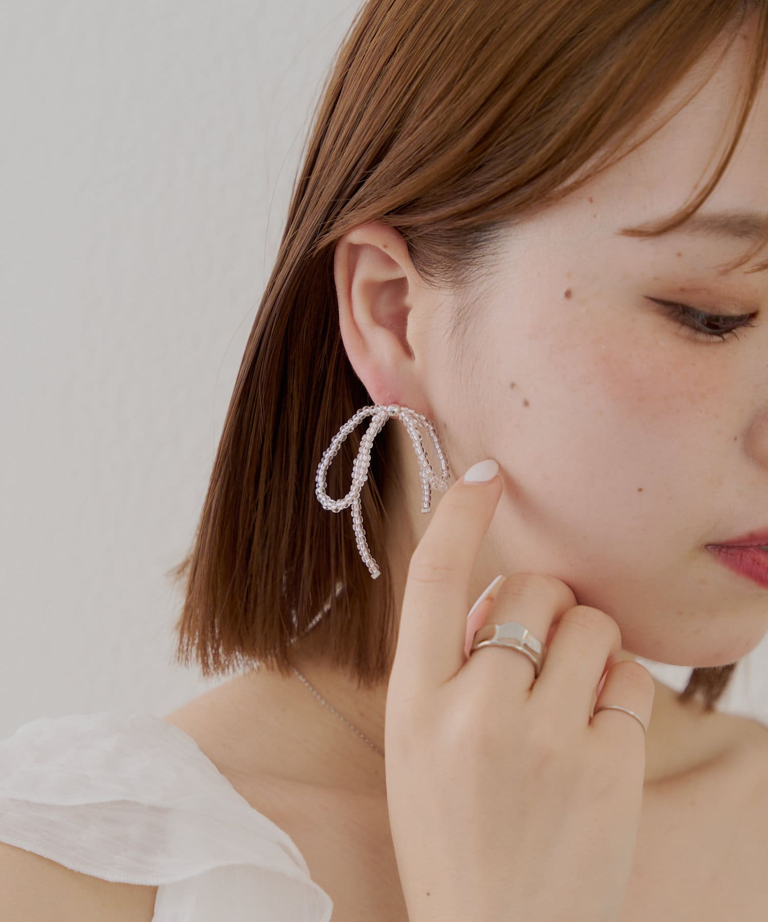 Chico(チコ) リボンチェーンピアス