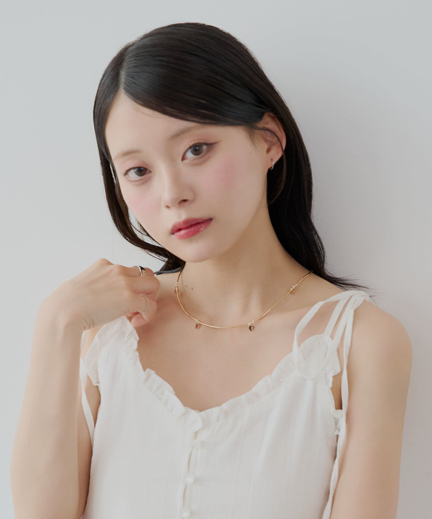 SET ITEM】ハートモチーフネックレス+チョーカーセット | Chico