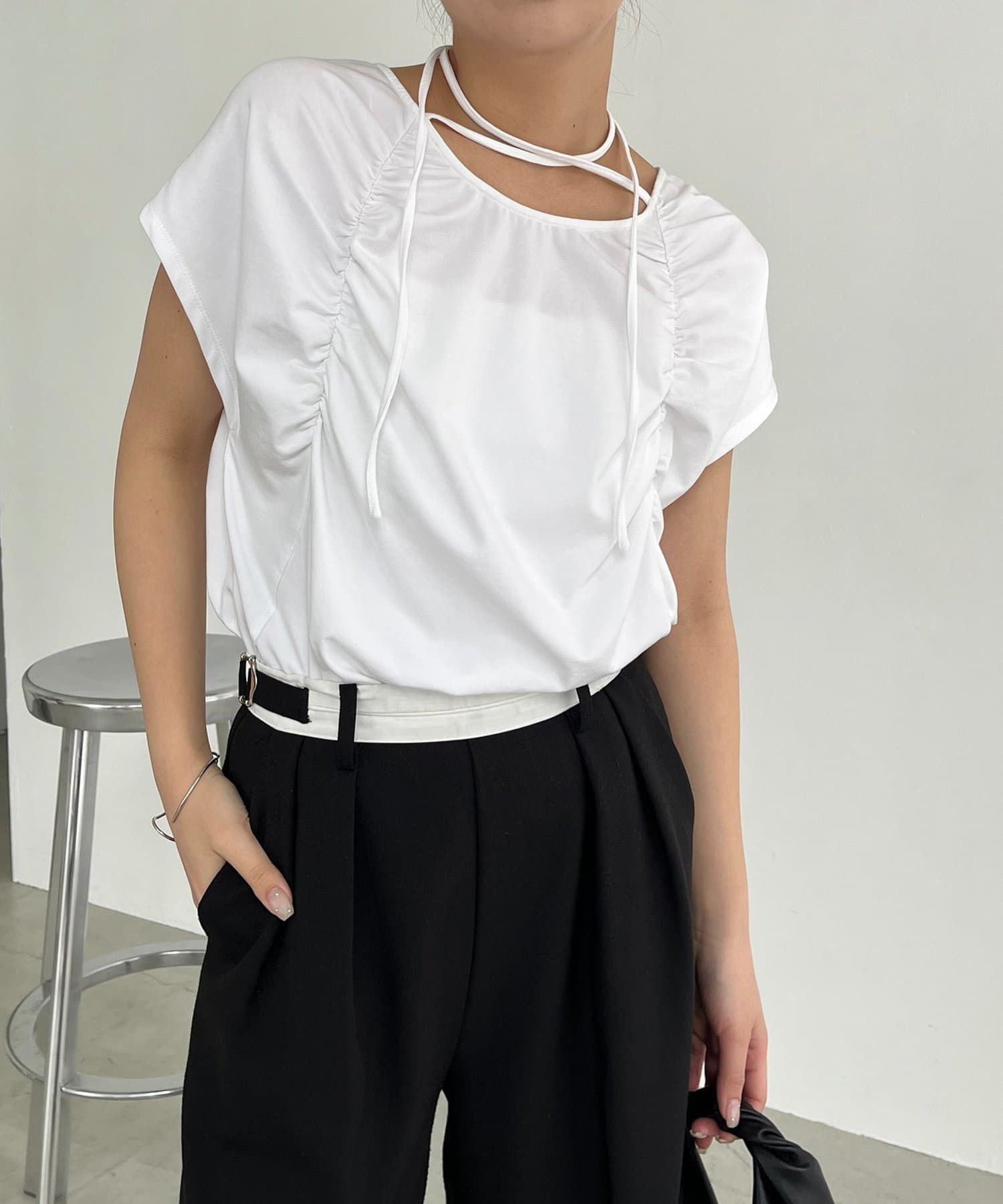待望の再入荷！】ギャザーフレンチTシャツ | CAPRICIEUX LE'MAGE